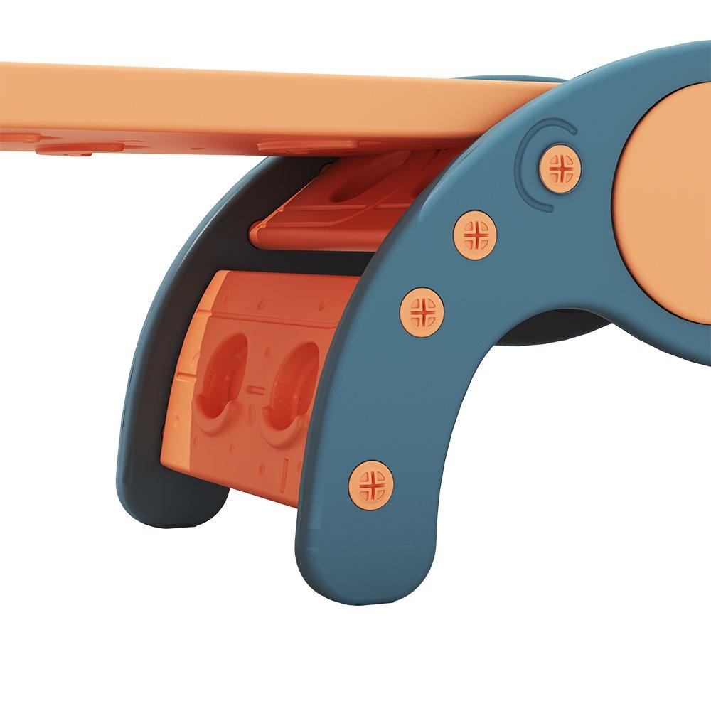 Blue Orange - KIDKID - Indoor Climbing Frame Set with Dual-Sided Slides - 9