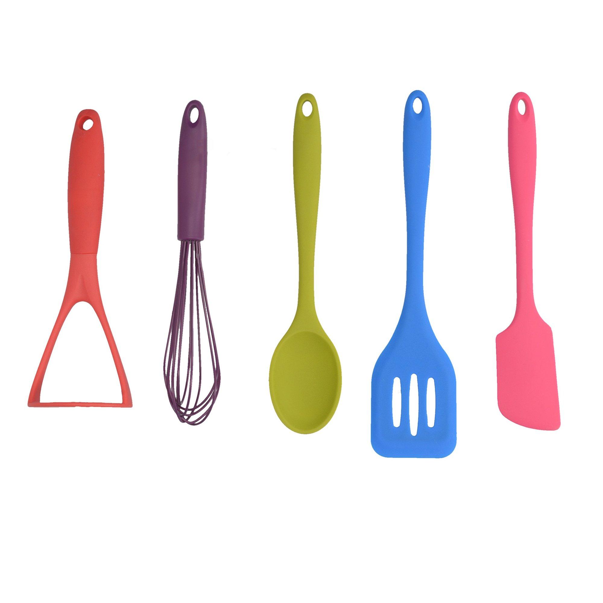 Mixed - Colourworks - Colourworks Brights 5 Piece Complete Kitchen Utens - 1