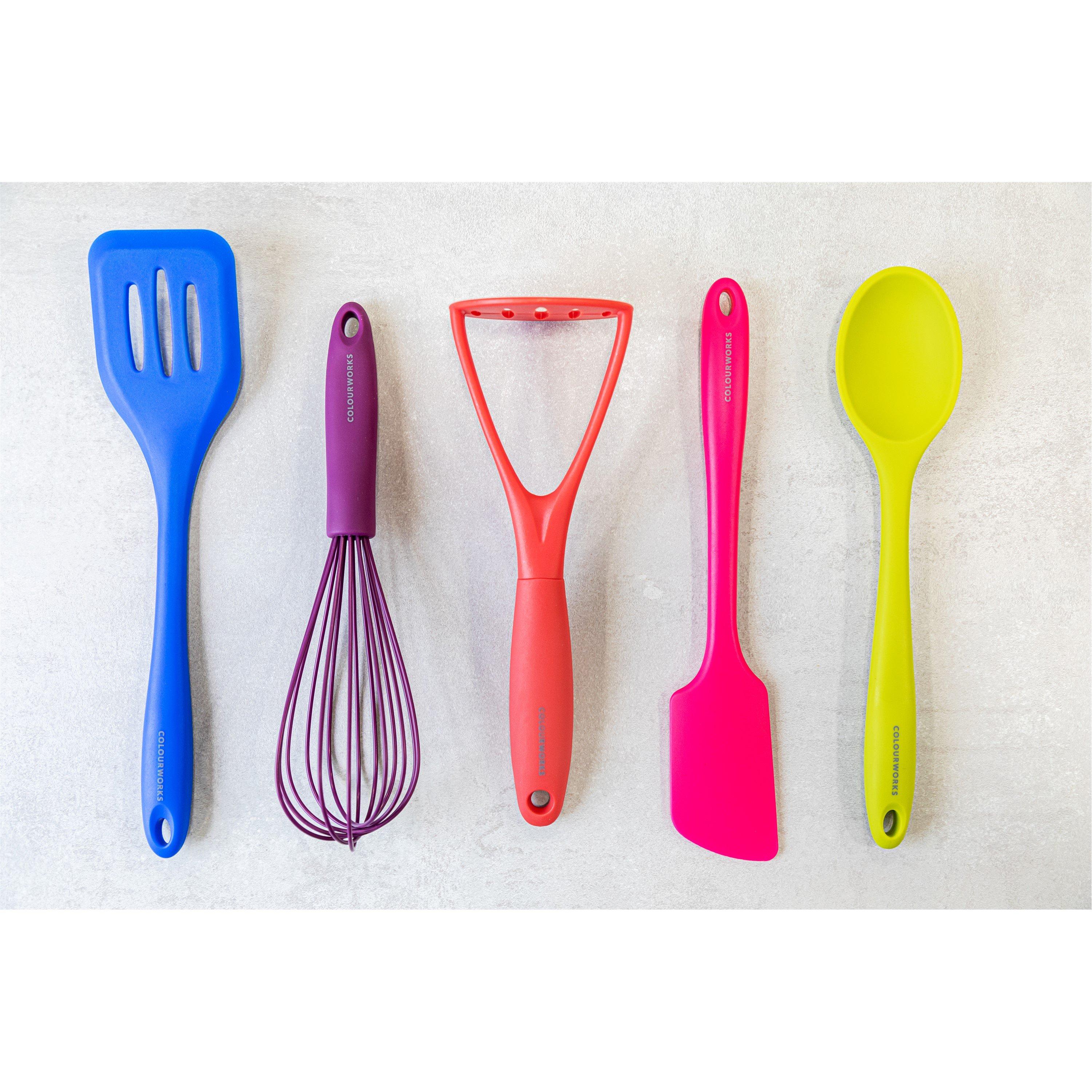 Mixed - Colourworks - Colourworks Brights 5 Piece Kitchen Utensils - 3