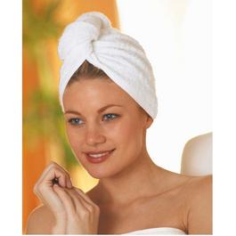 Country Club Turbie Towel Head Wraps 3 Pack Microfibre– White