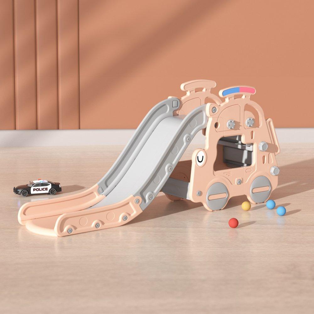 Pink - KIDKID - Indoor Outdoor Plastic Climber and Slide Set - 1