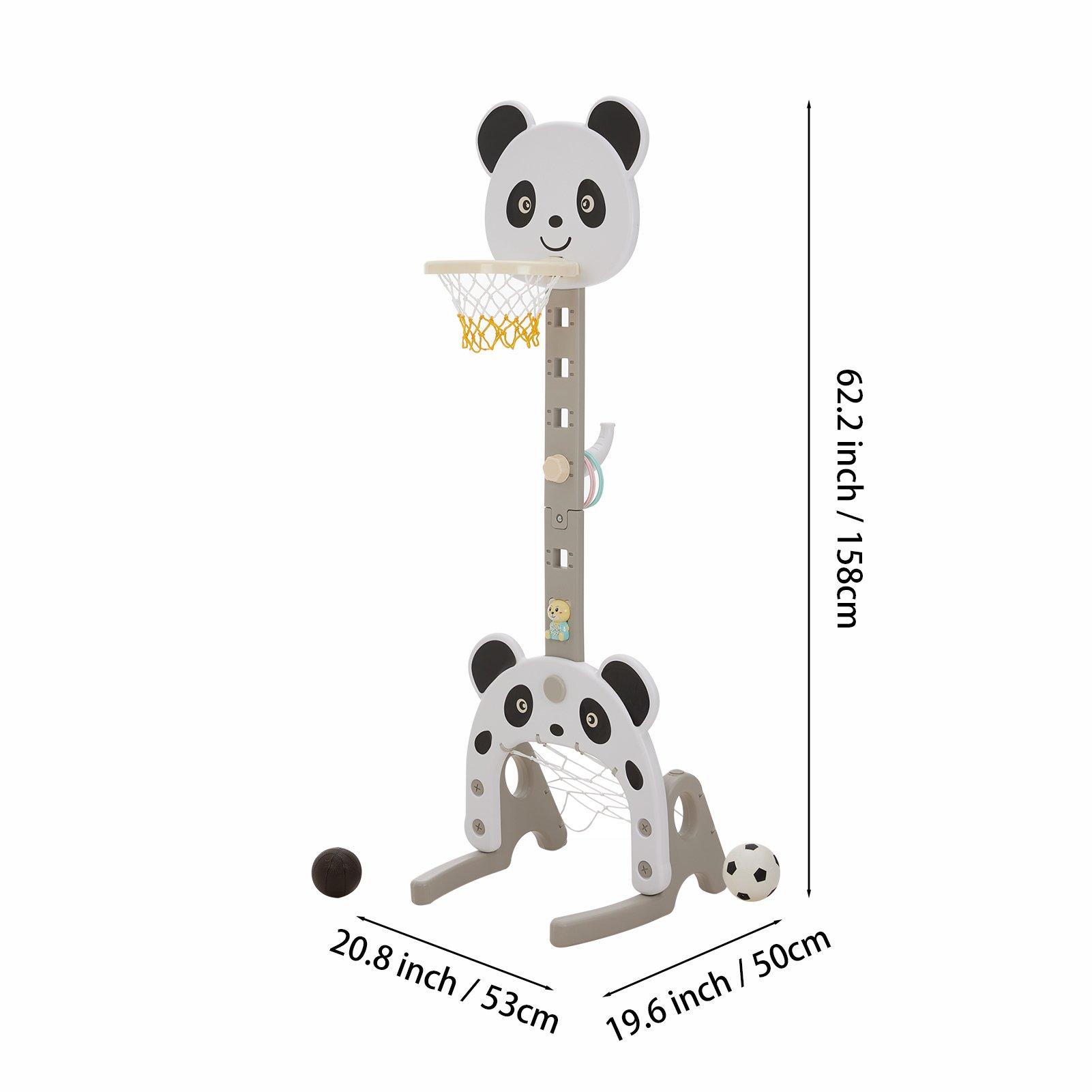 White - KIDKID - Panda Basketball Stand - 9