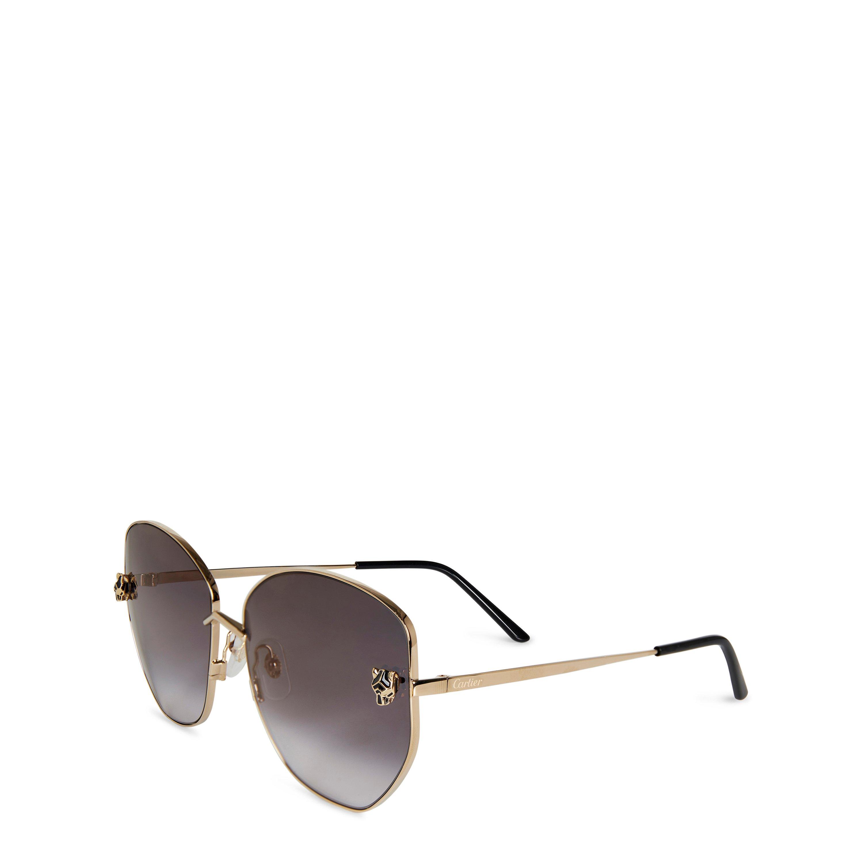 Gold/Grey - Cartier - Cartier Sunglasses Ct0400s - 1