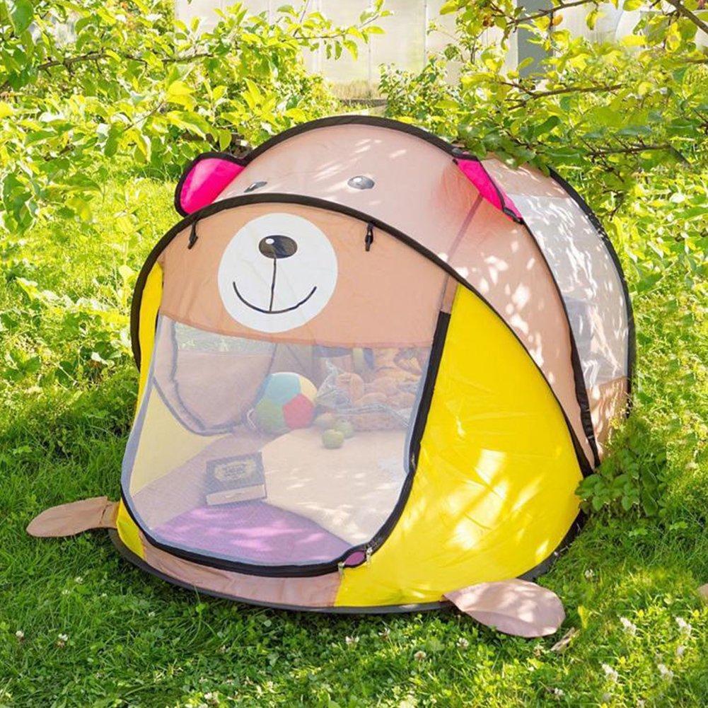 Brown - KIDKID - Cute Animal-Themed Kids Play Tent - 1