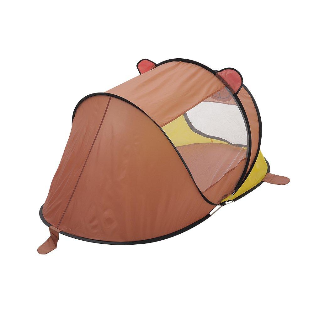 Brown - KIDKID - Cute Animal-Themed Kids Play Tent - 6