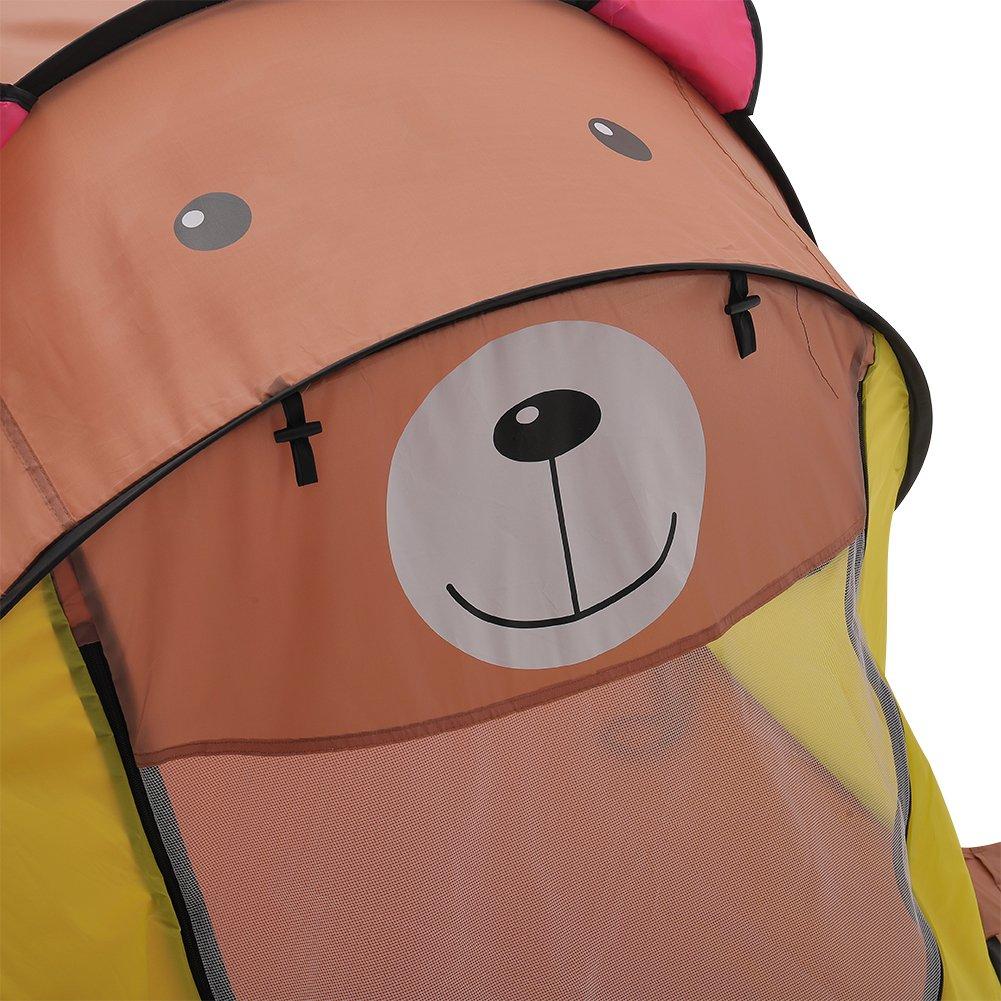 Brown - KIDKID - Cute Animal-Themed Kids Play Tent - 7