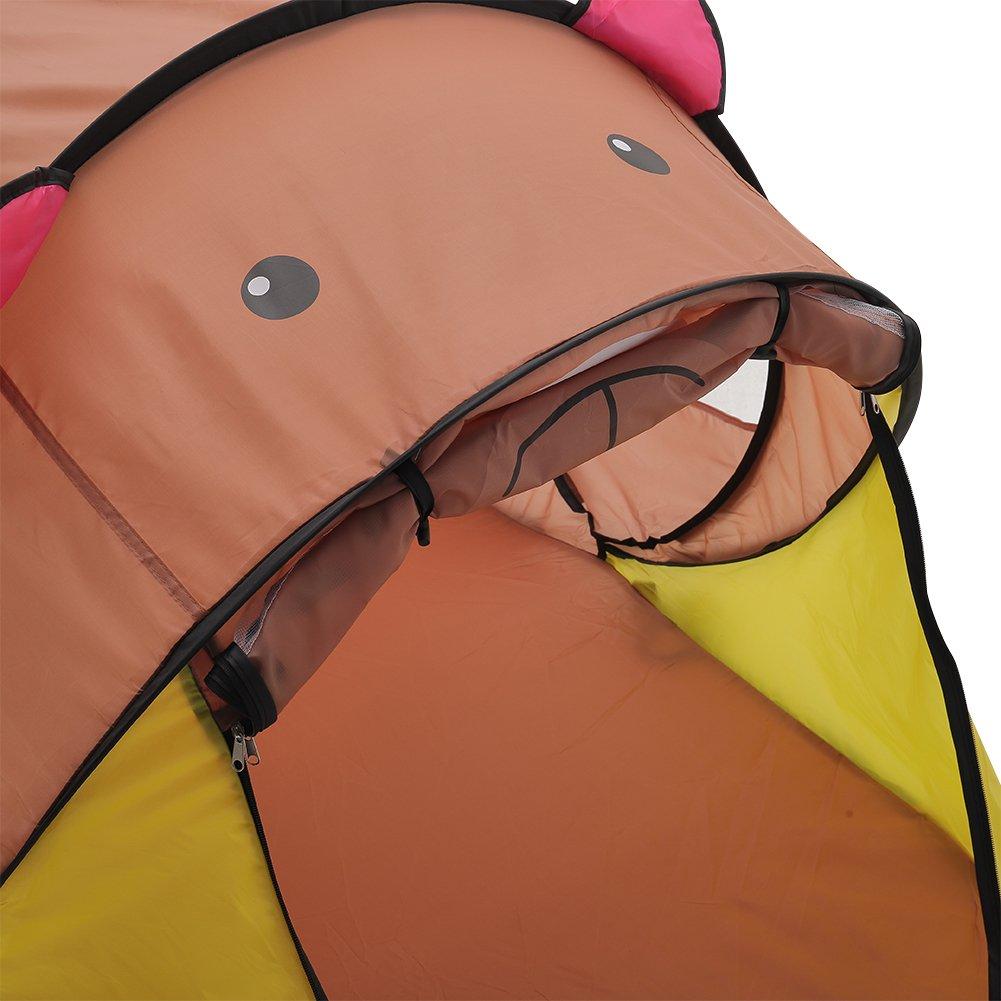 Brown - KIDKID - Cute Animal-Themed Kids Play Tent - 8