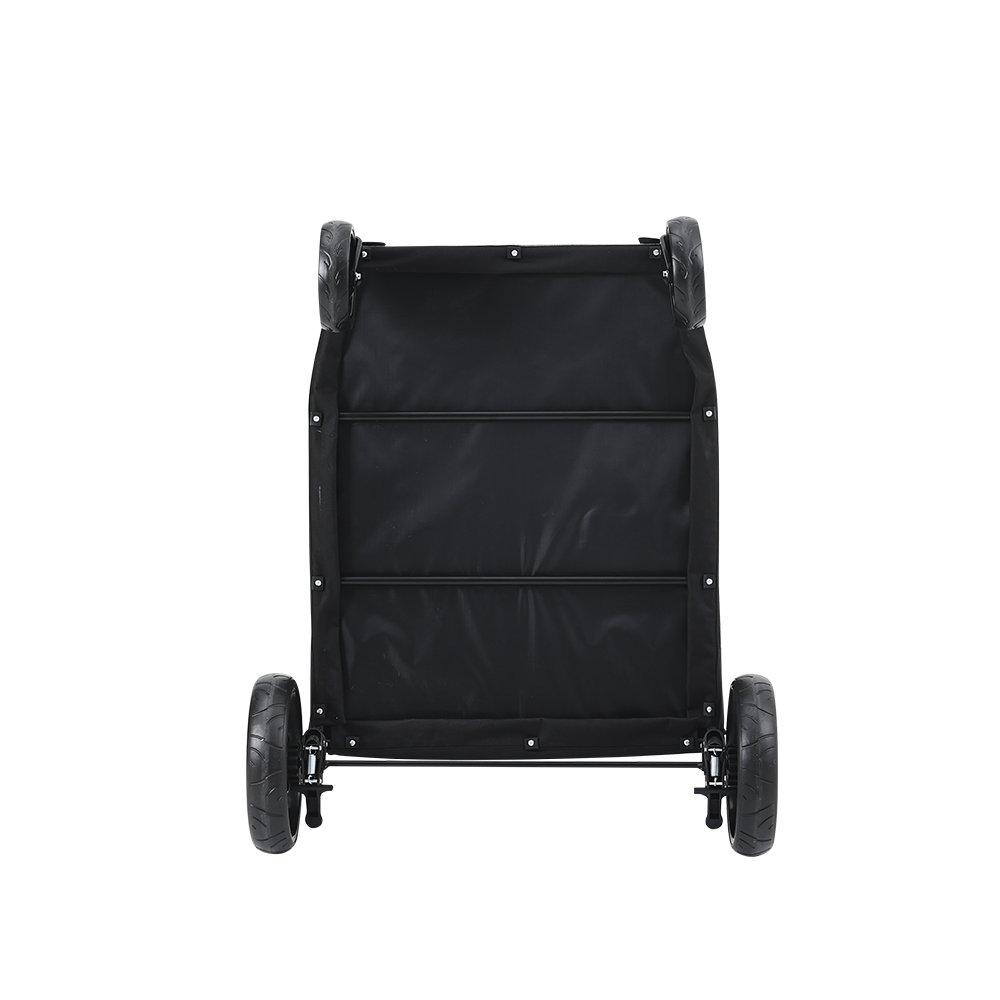 Grey - KIDKID PET - Collapsible Pet Stroller for Pet - 7