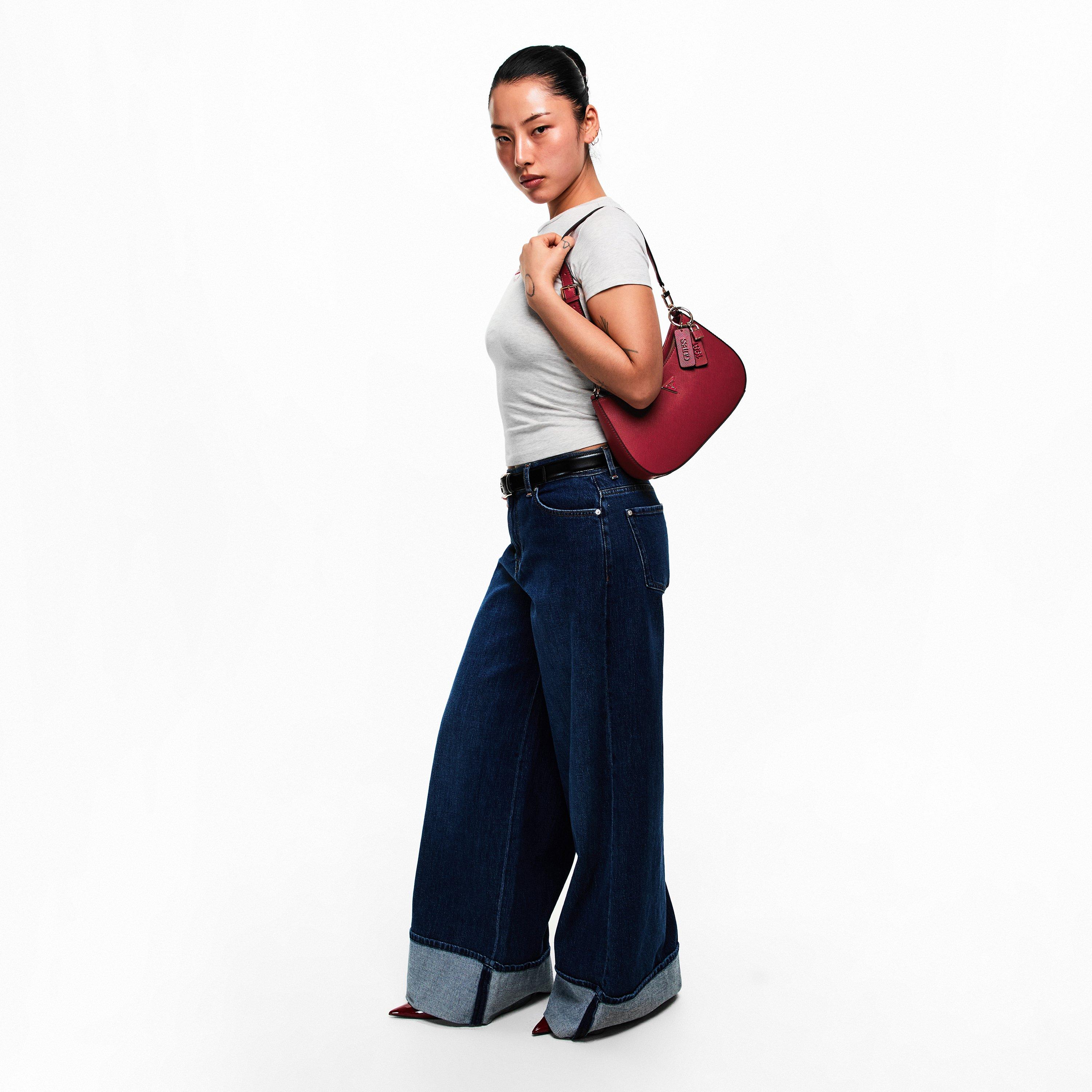 Carmine - Guess - Noelle Shoulder Bag Womens - 6