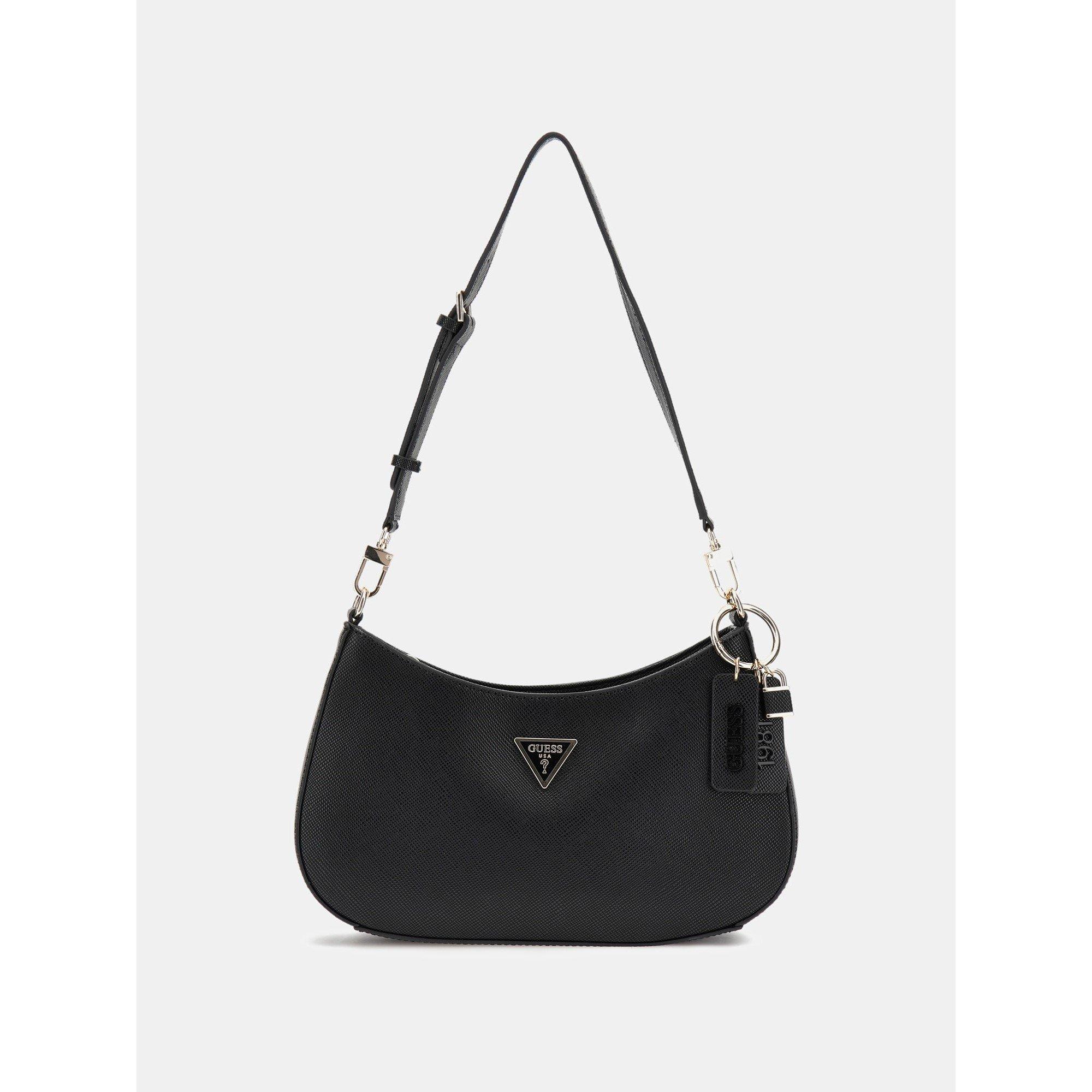 Black - Guess - Noelle Shoulder Bag Womens - 1