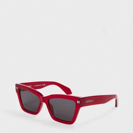 Off White Unisex Cincinnati Sleek Tortoise-Shell Sunglasses