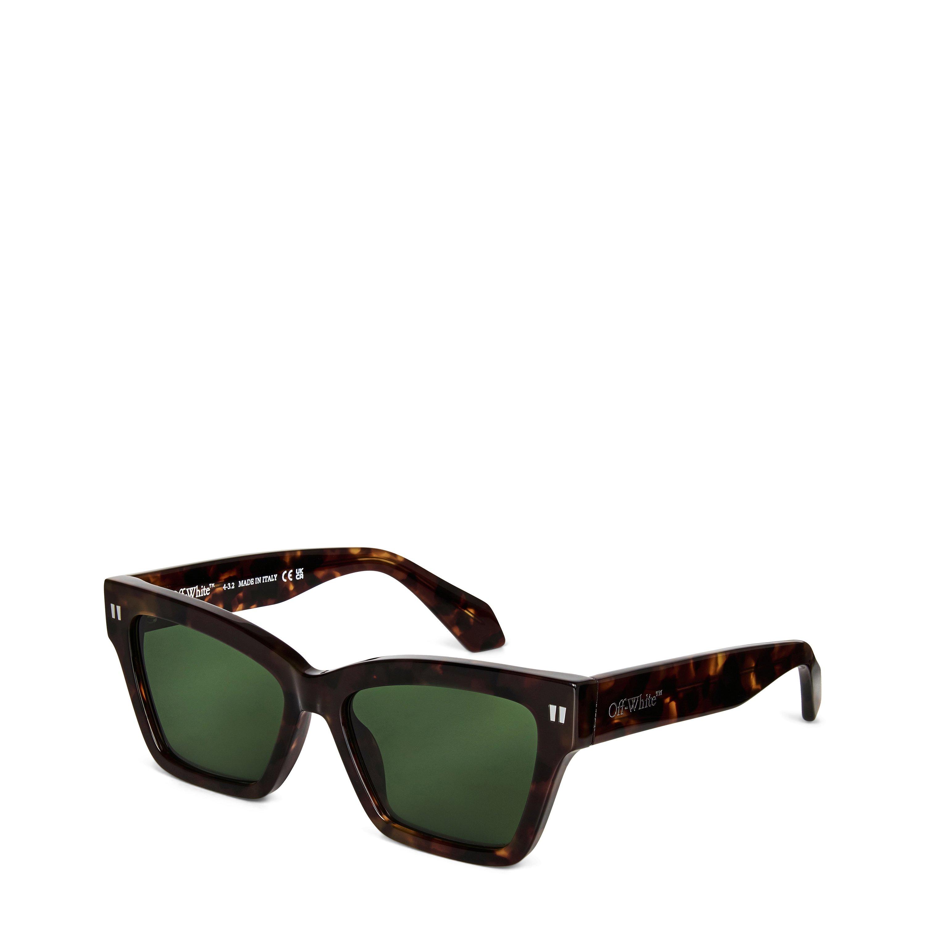Off White Cincinnati 53 - Tortoise Shell Acetate Made in Italy Cat Eye Sunglasses - 6055 Havana