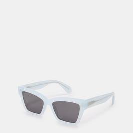 Off White Unisex Cincinnati Sleek Tortoise-Shell Sunglasses