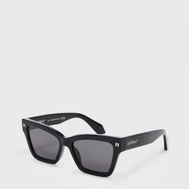 Off White Unisex Cincinnati Sleek Tortoise-Shell Sunglasses