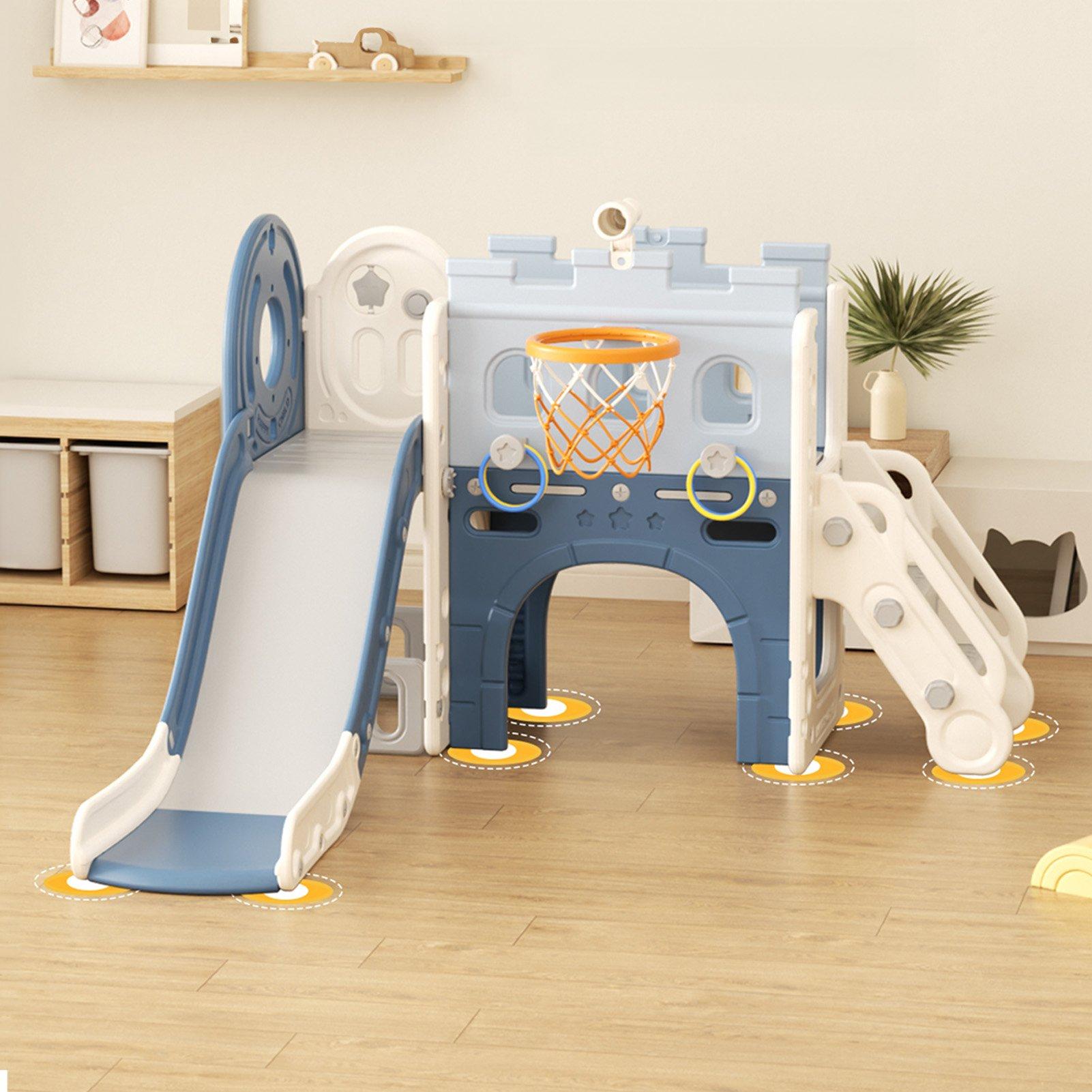 Blue - KIDKID - Pirate Ship Slide Playset - 2