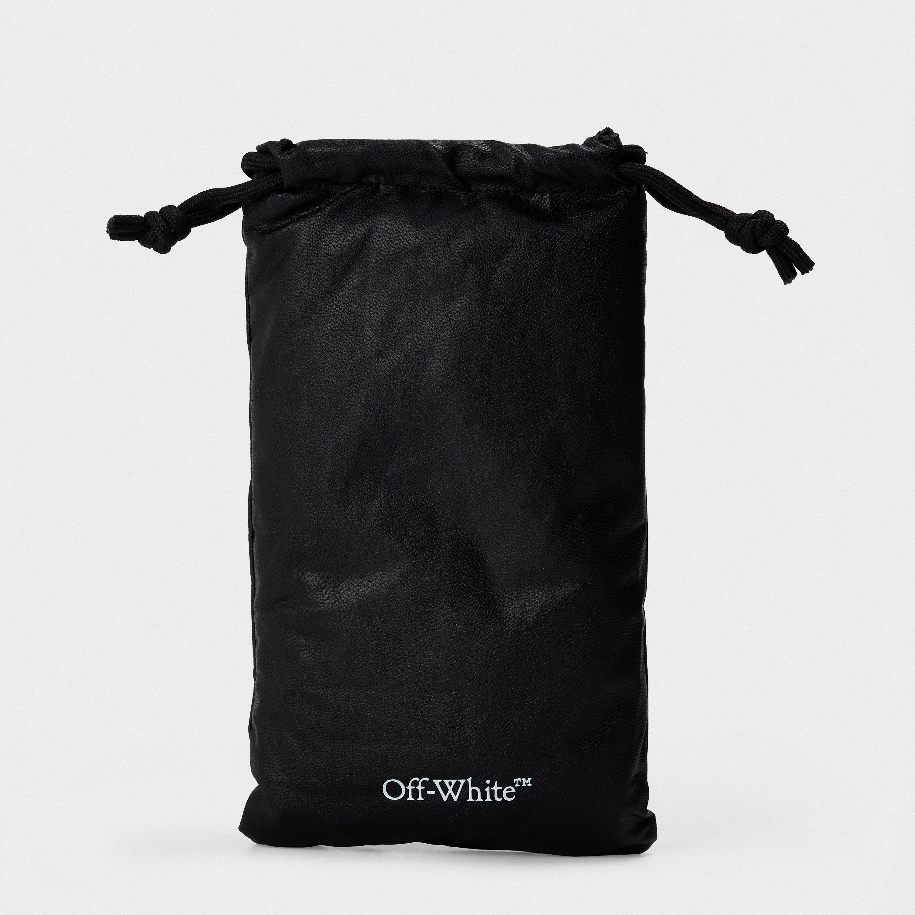 Burgundy/Grey - Off White - Unisex Greeley Rectangle Style Sunglasses - 4