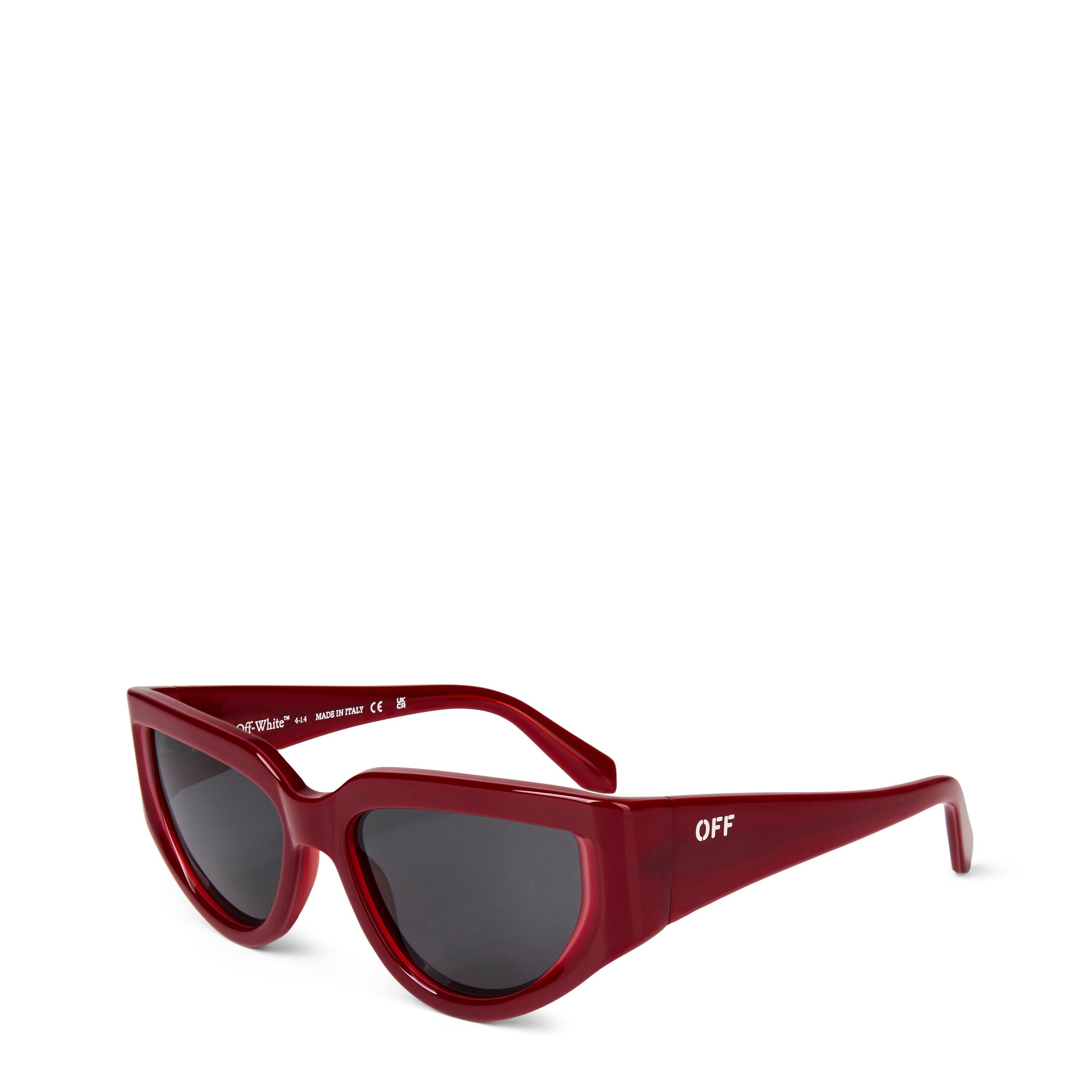 NWT Off-White Seward Burgundy Cat Eye 55mm Sunglasses Off White Seward Cat Eye Sunglasses | Flannels main image 3