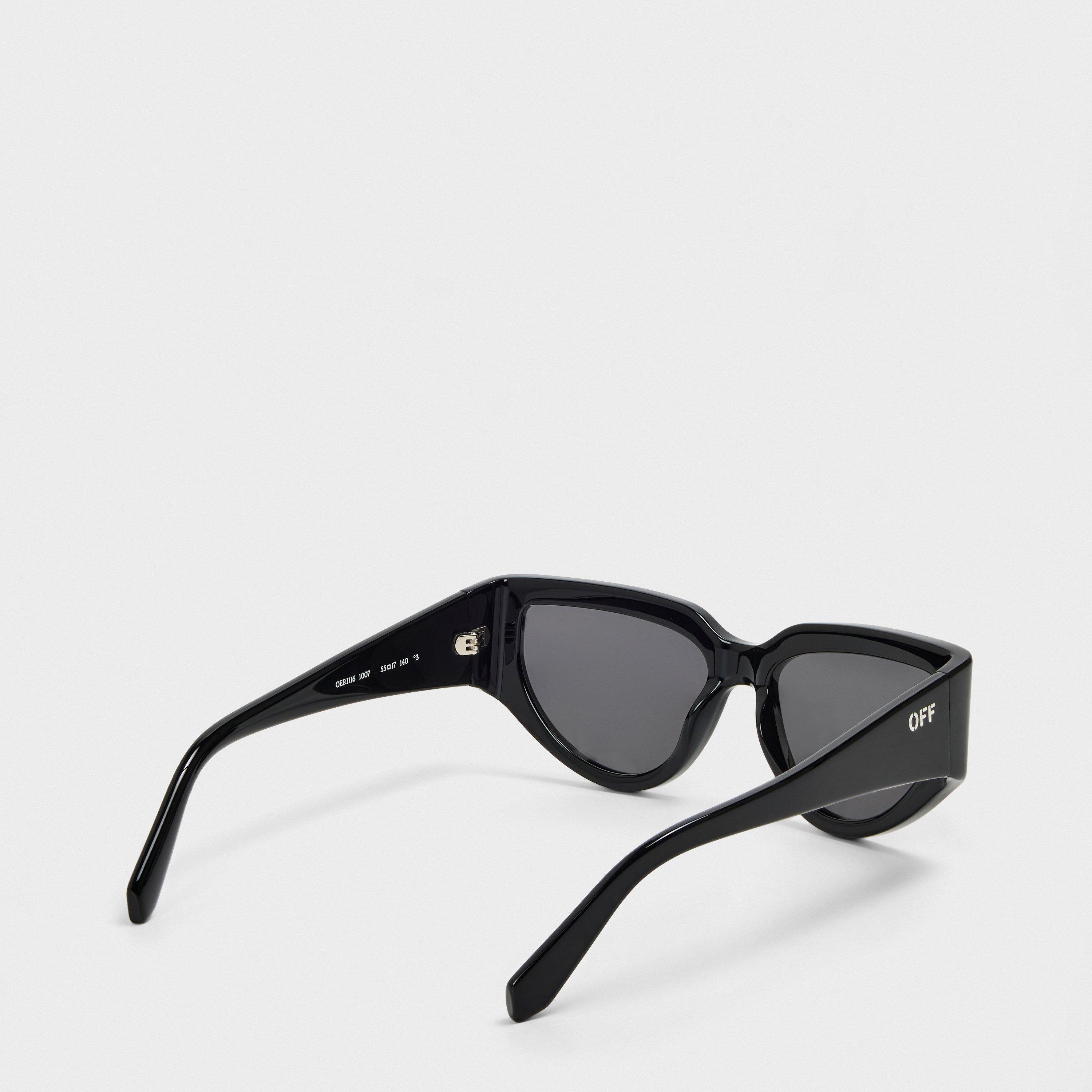 Noir/Gris foncé - Off White - Seward Cat Eye Sunglasses - 2