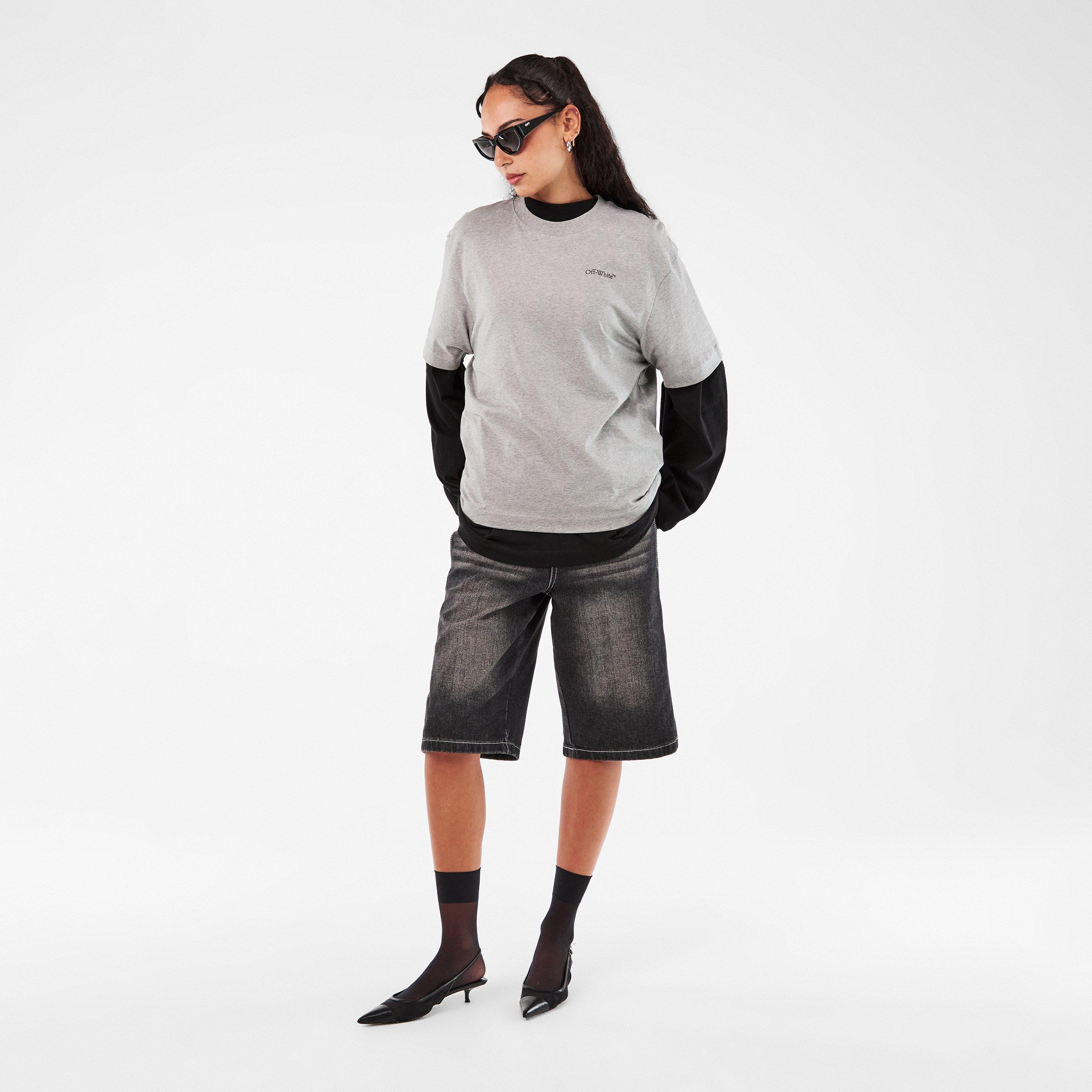 Noir/Gris foncé - Off White - Seward Cat Eye Sunglasses - 6