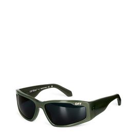 Off White Unisex Kimball Rectangle Style Sunglasses