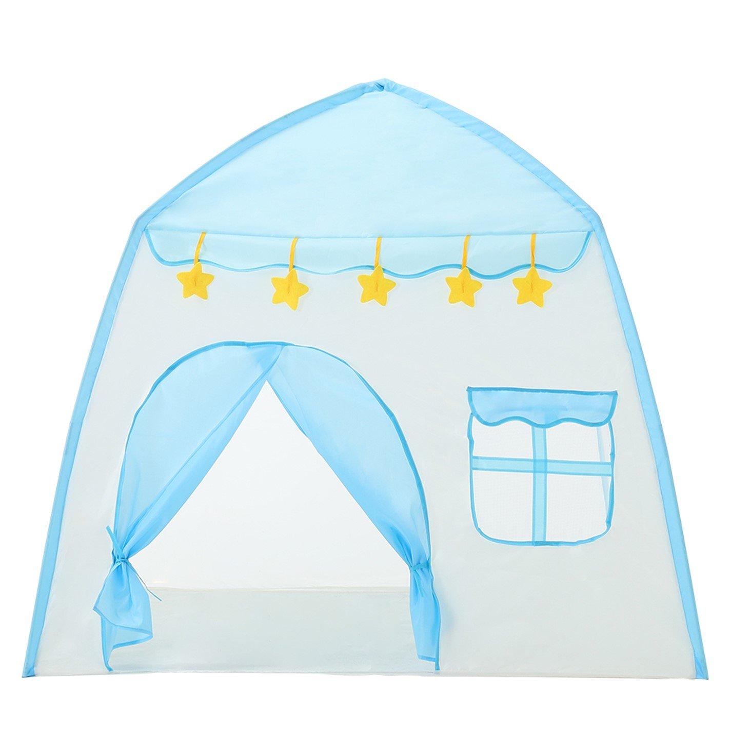 Blue - KIDKID - Childrens Castle Play Tent - 4