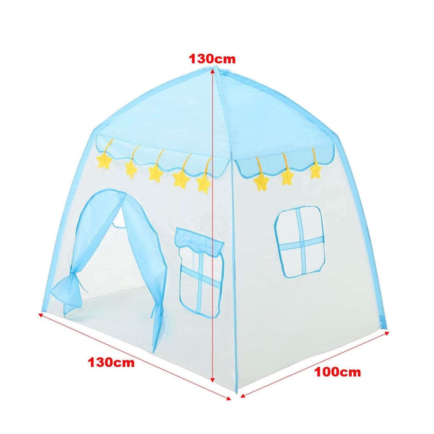 Blue - KIDKID - Childrens Castle Play Tent - 9