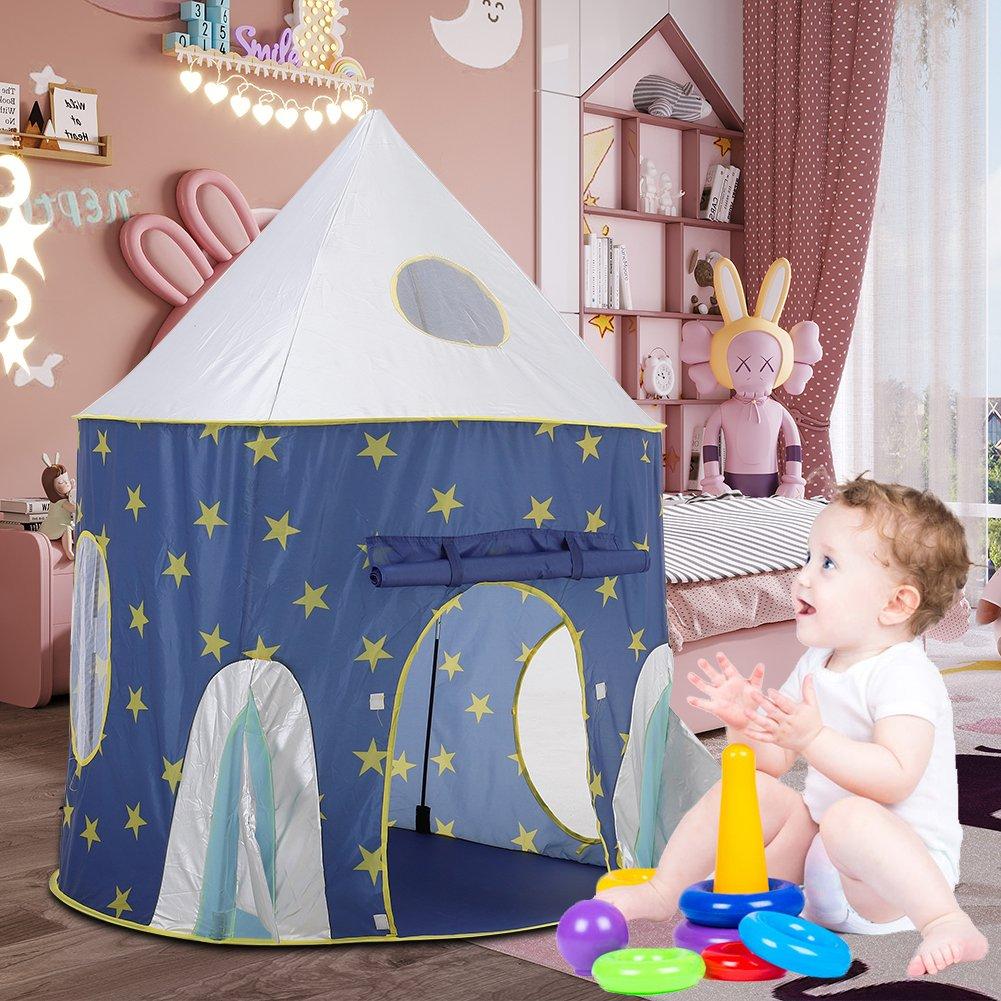 Blue - KIDKID - 3-in-1 Kids Play Tent Set - 2