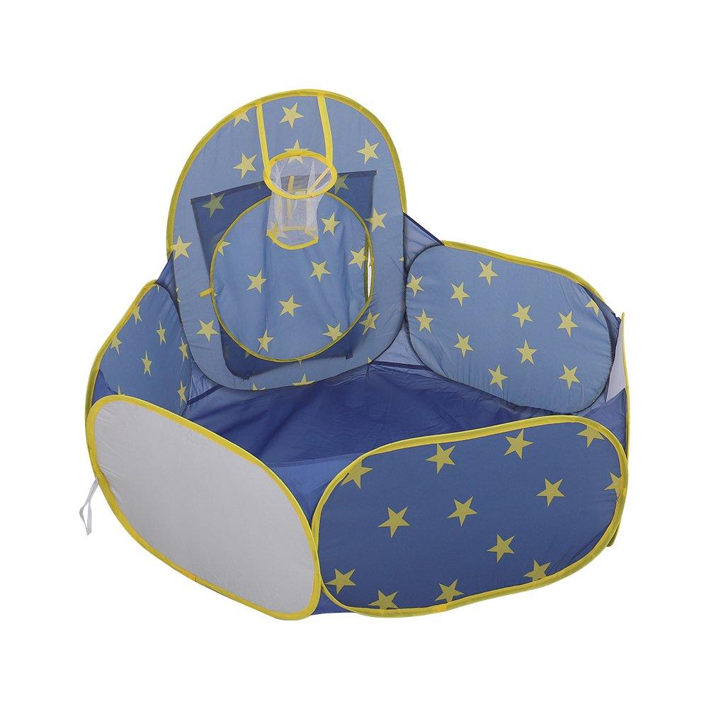 Blue - KIDKID - 3-in-1 Kids Play Tent Set - 8