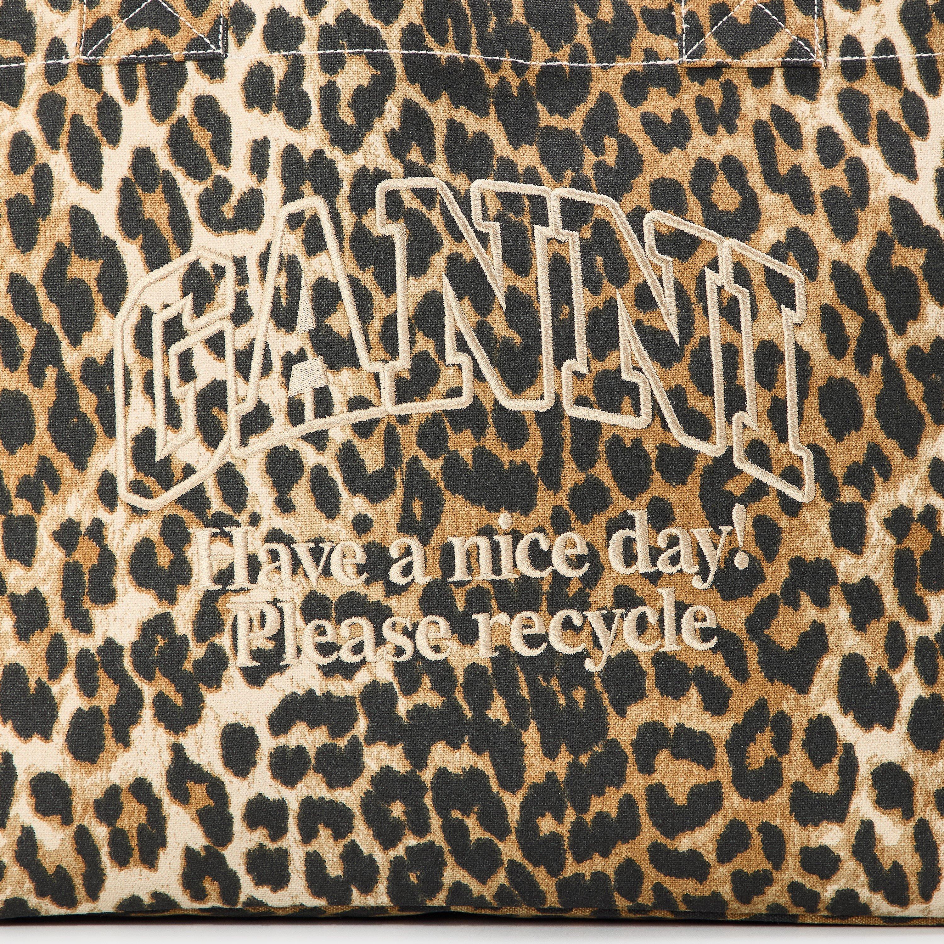 Leopard - Ganni - Ganni Shopper XXL Pr Ld61 - 3