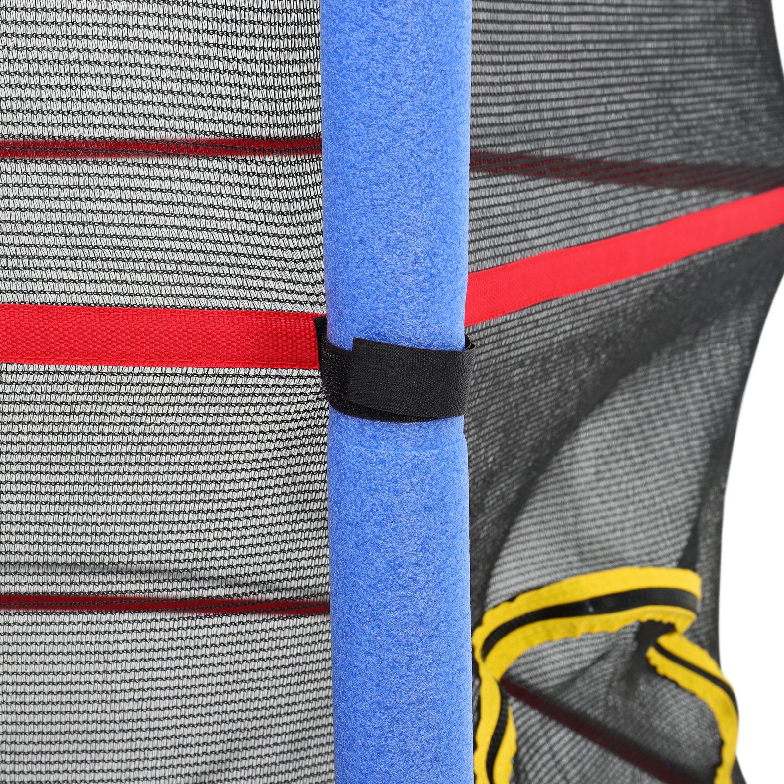 Black - LIFE IDEAS SPORT - 4.5FT Kids Mini Trampoline with Safety Enclosure - 7