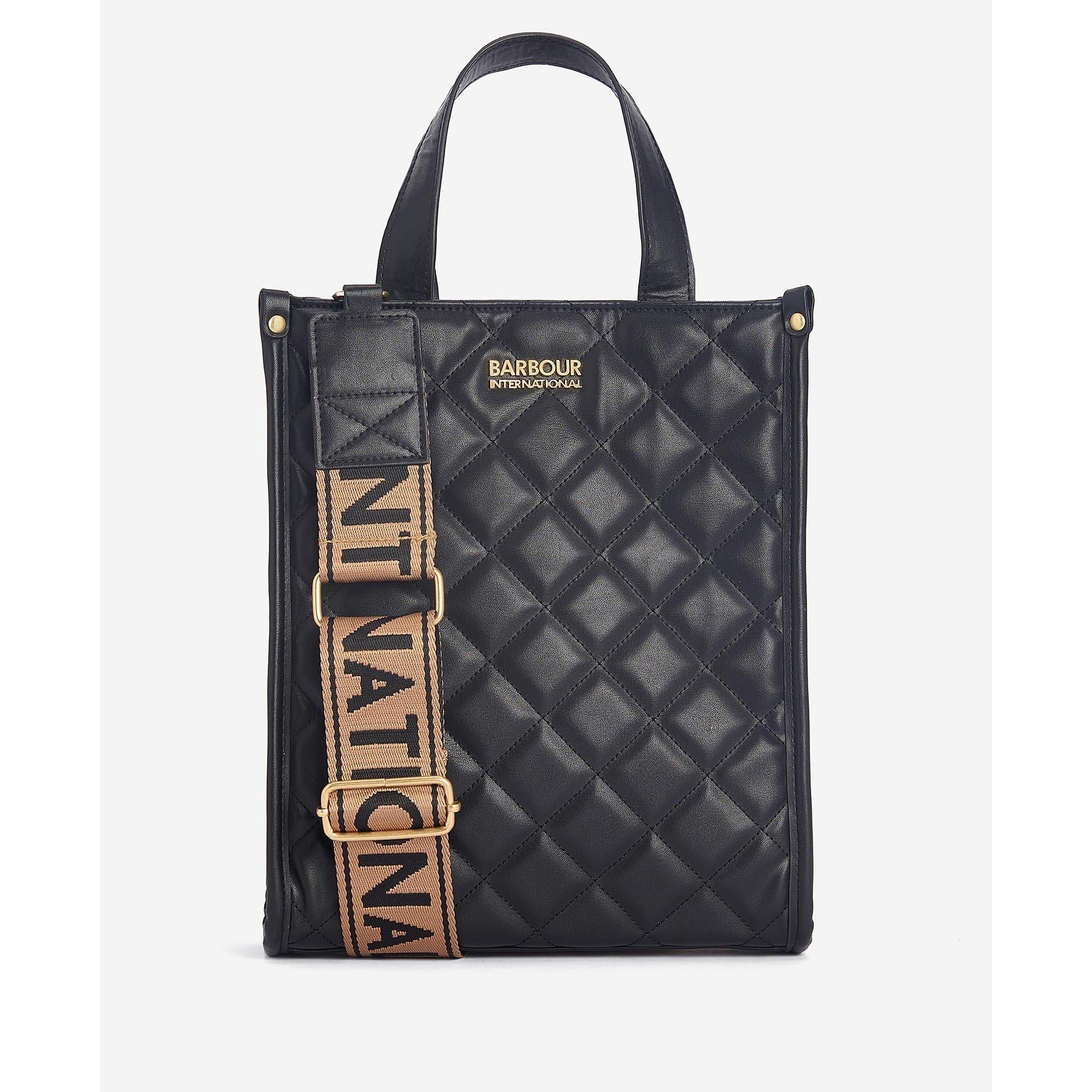 Black - Barbour International - Women's Fenchurch Quilted Tote Bag - 1