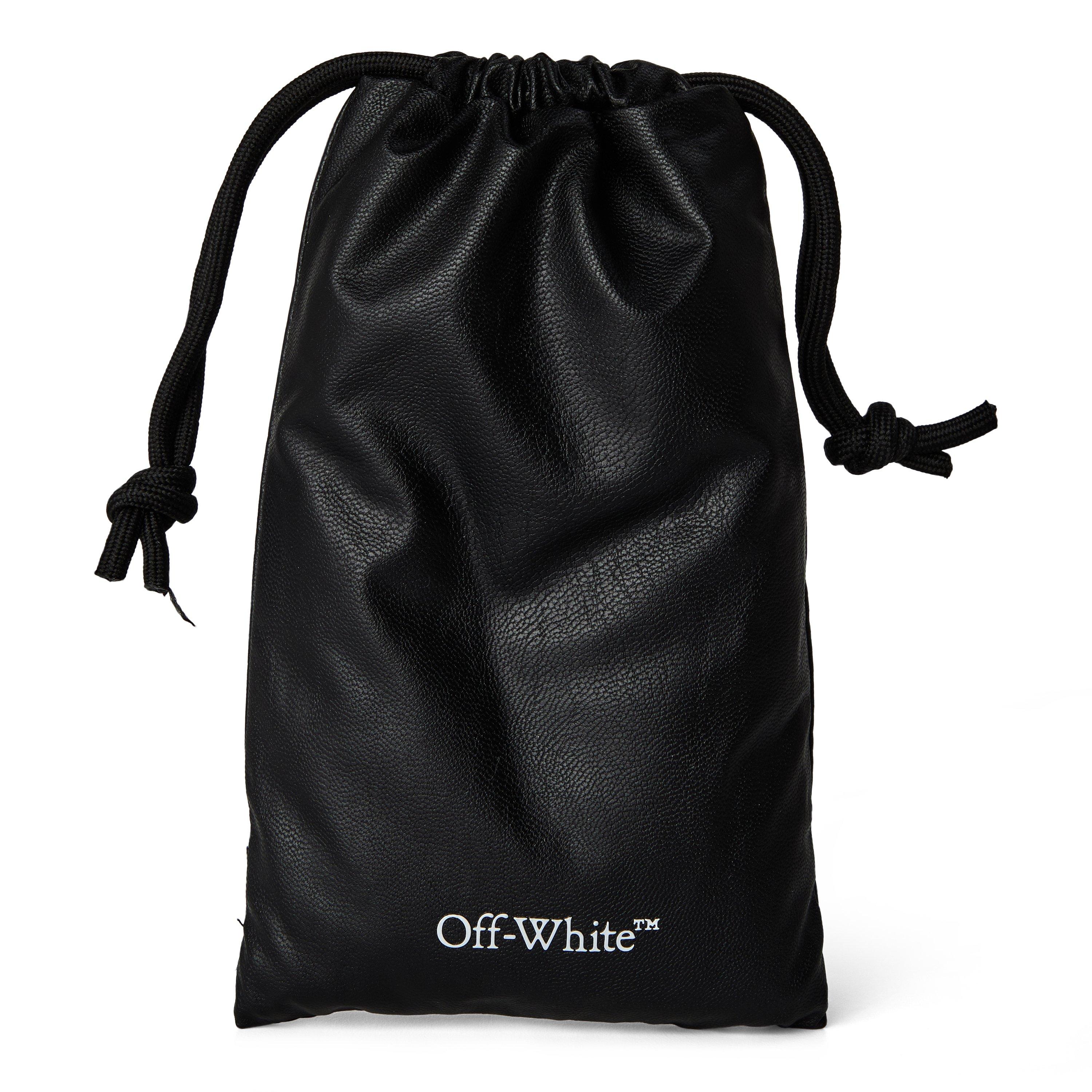 1007 Black - Off White - Unisex Hays Square Frame Sunglasses - 3