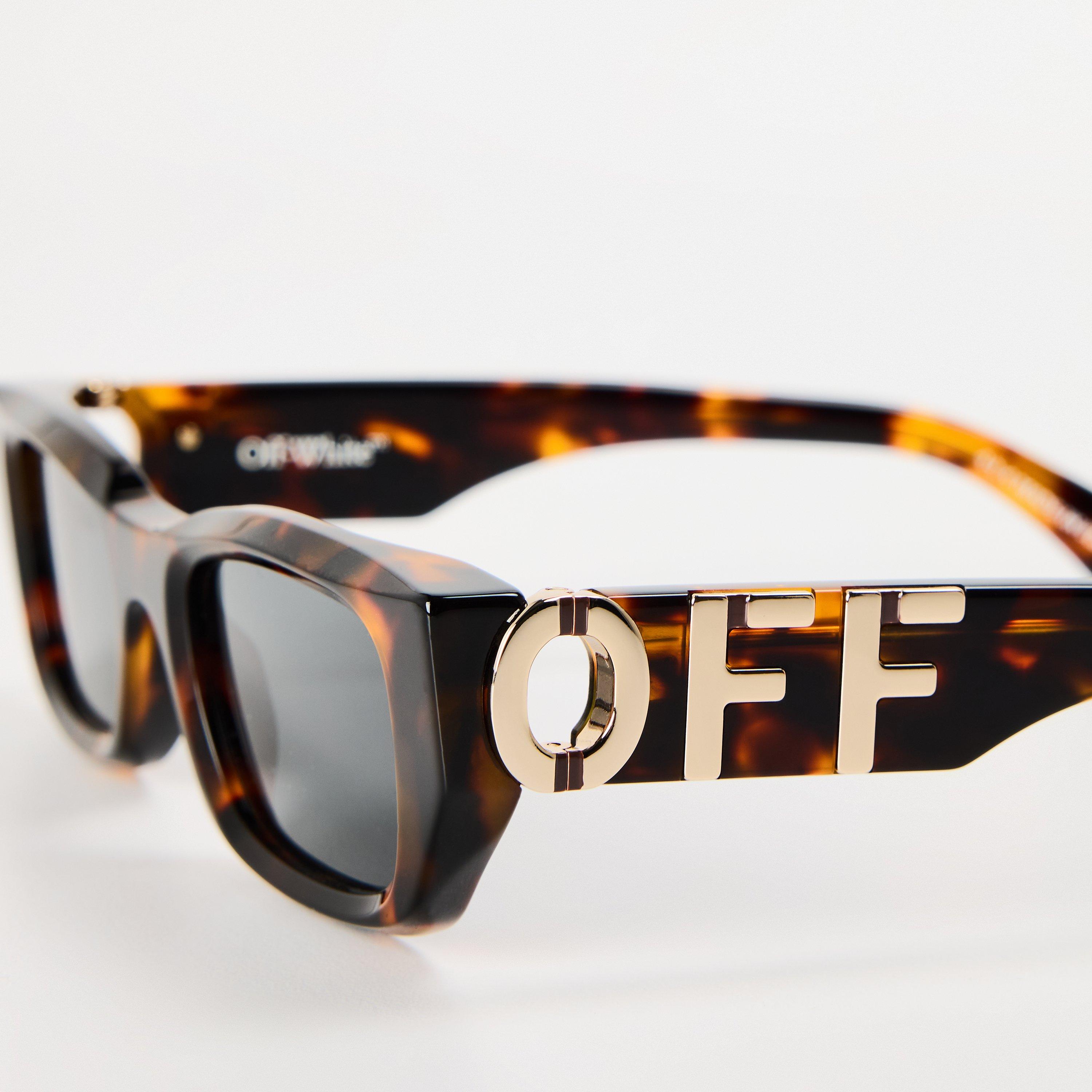 6007 Havana - Off White - Fillmore 53 Acetate Italian-Made Rectangle Sunglasses - 5