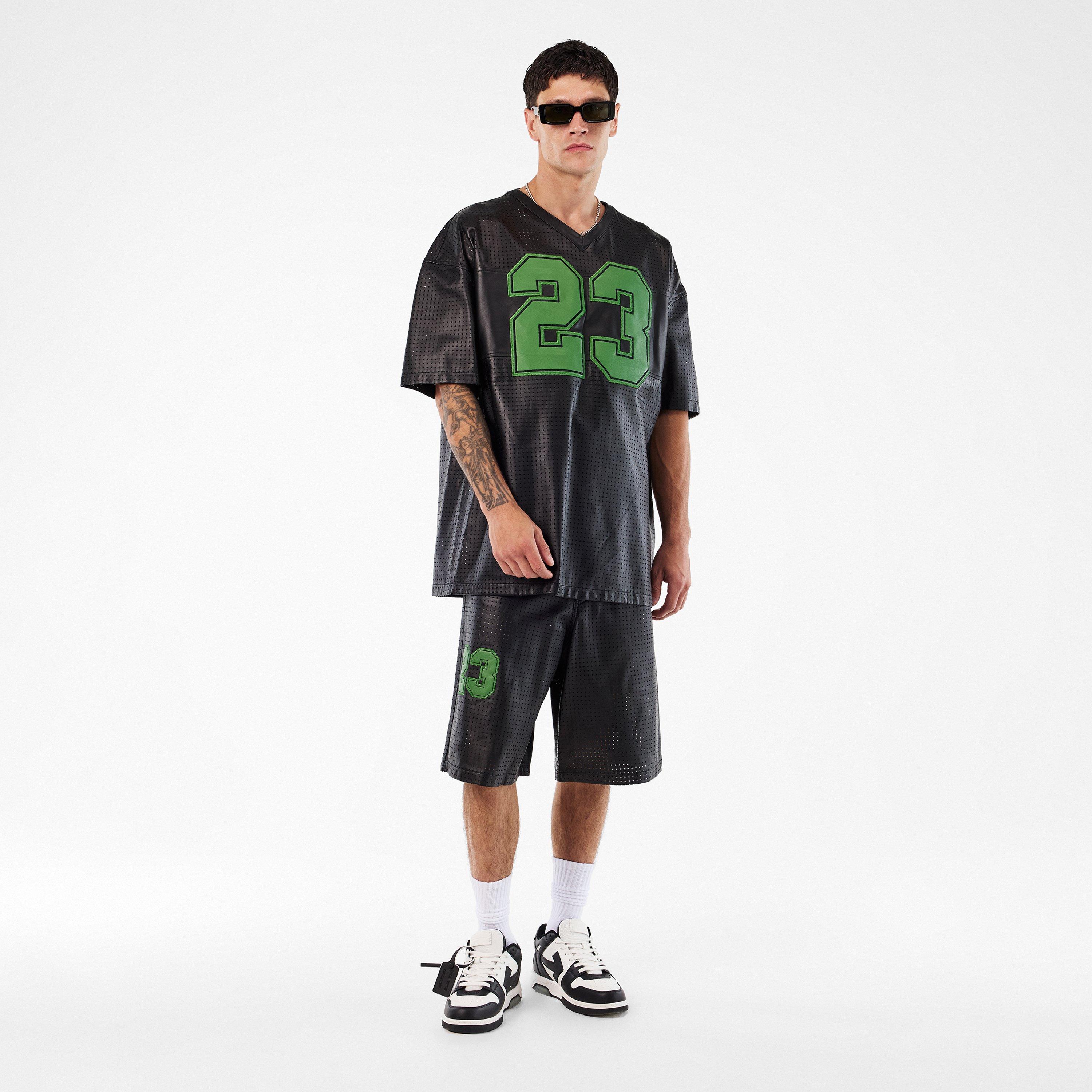 Sort/Grøn - Off White - Arthur Acetate Full Rim Rectangle Sunglasses - 6