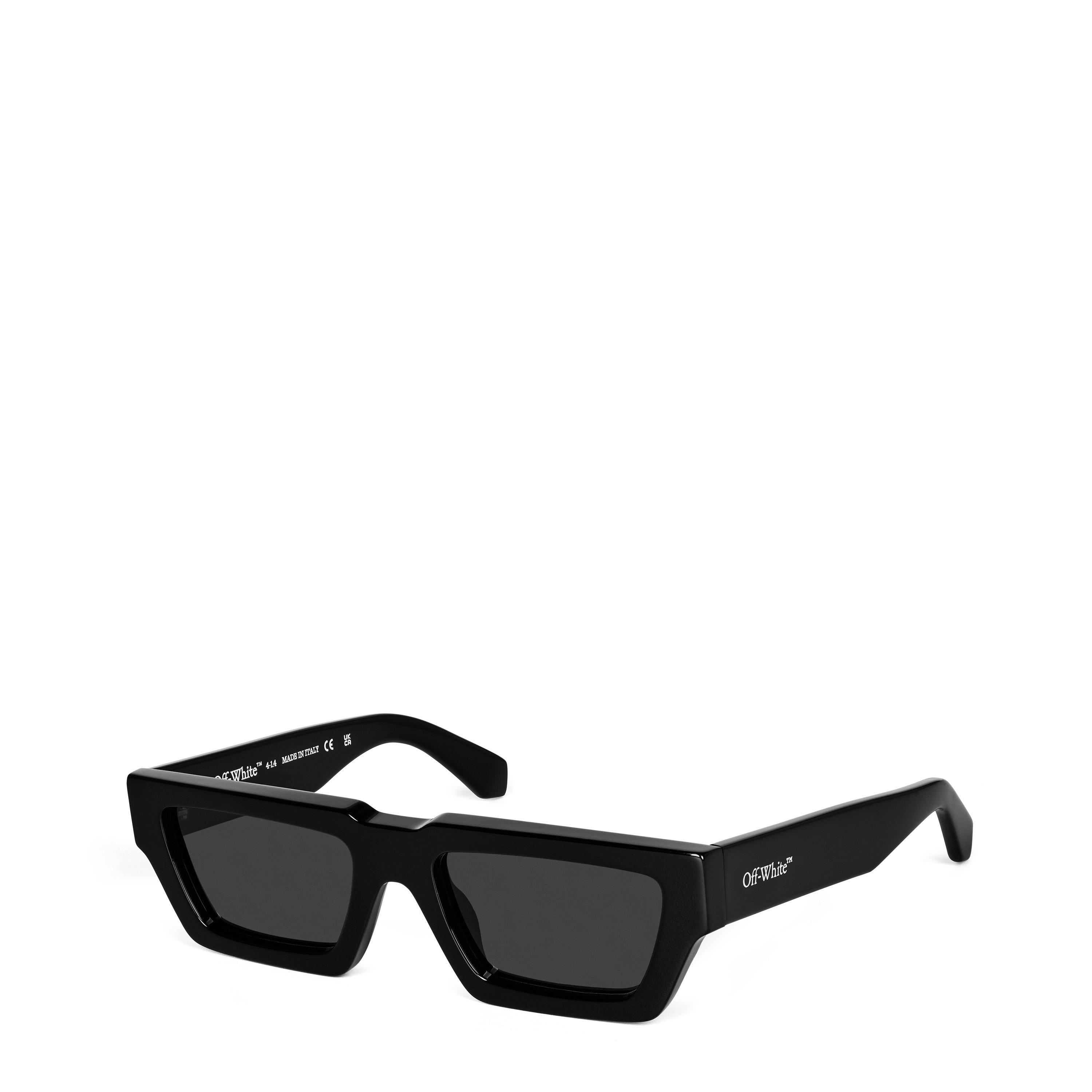 1007 Black - Off White - Rectangle Sunglasses, Rectangle Design - 1