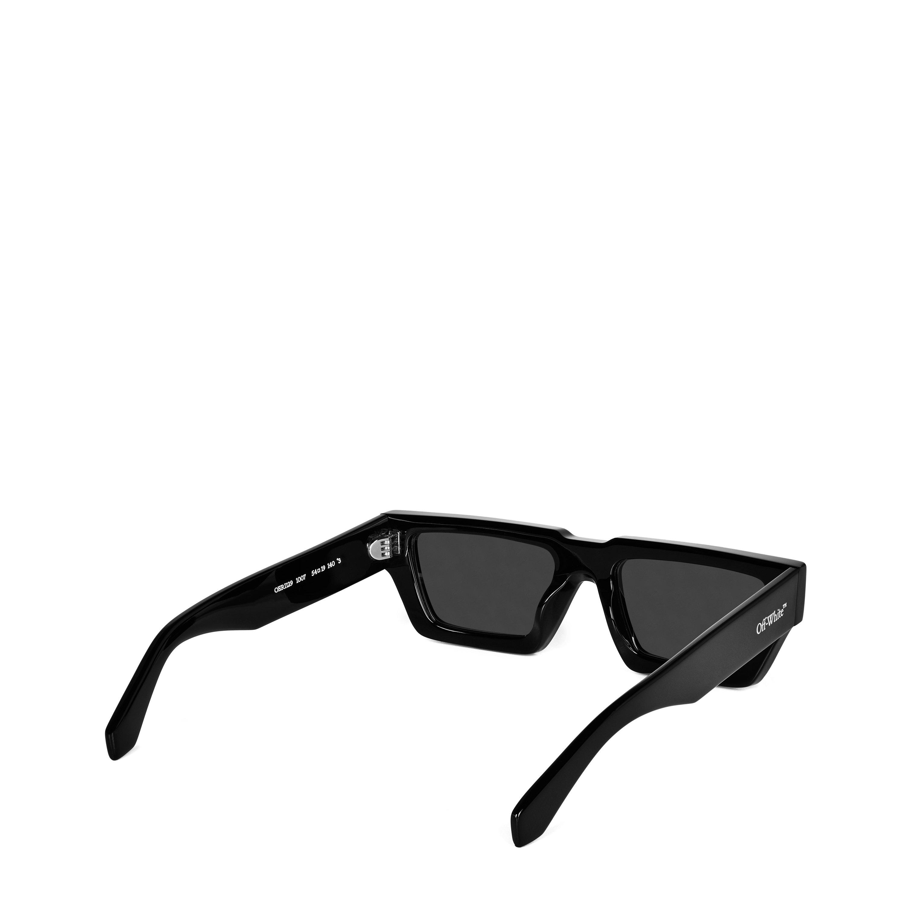 1007 Black - Off White - Rectangle Sunglasses, Rectangle Design - 2