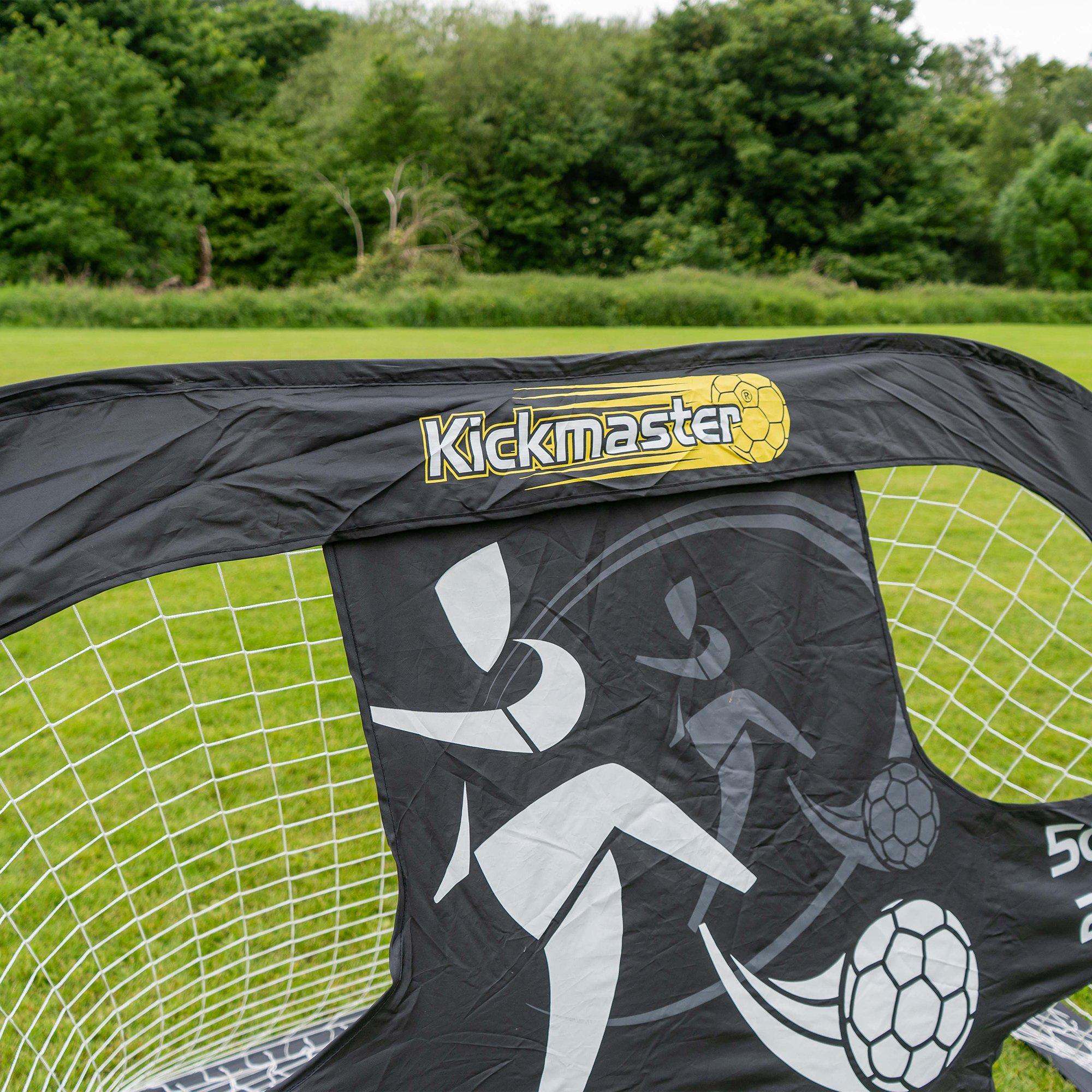 Black - Kickmaster - Kickmaster Large Quick Up Goal & Target Shot - 3