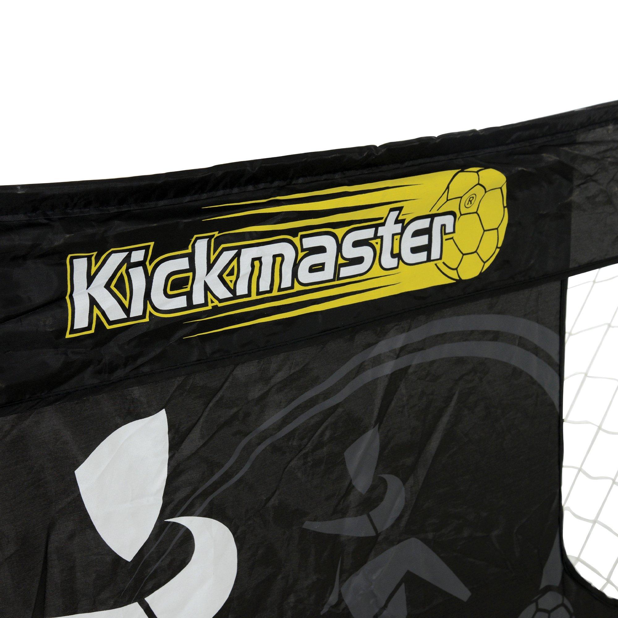 Black - Kickmaster - Kickmaster Large Quick Up Goal & Target Shot - 7