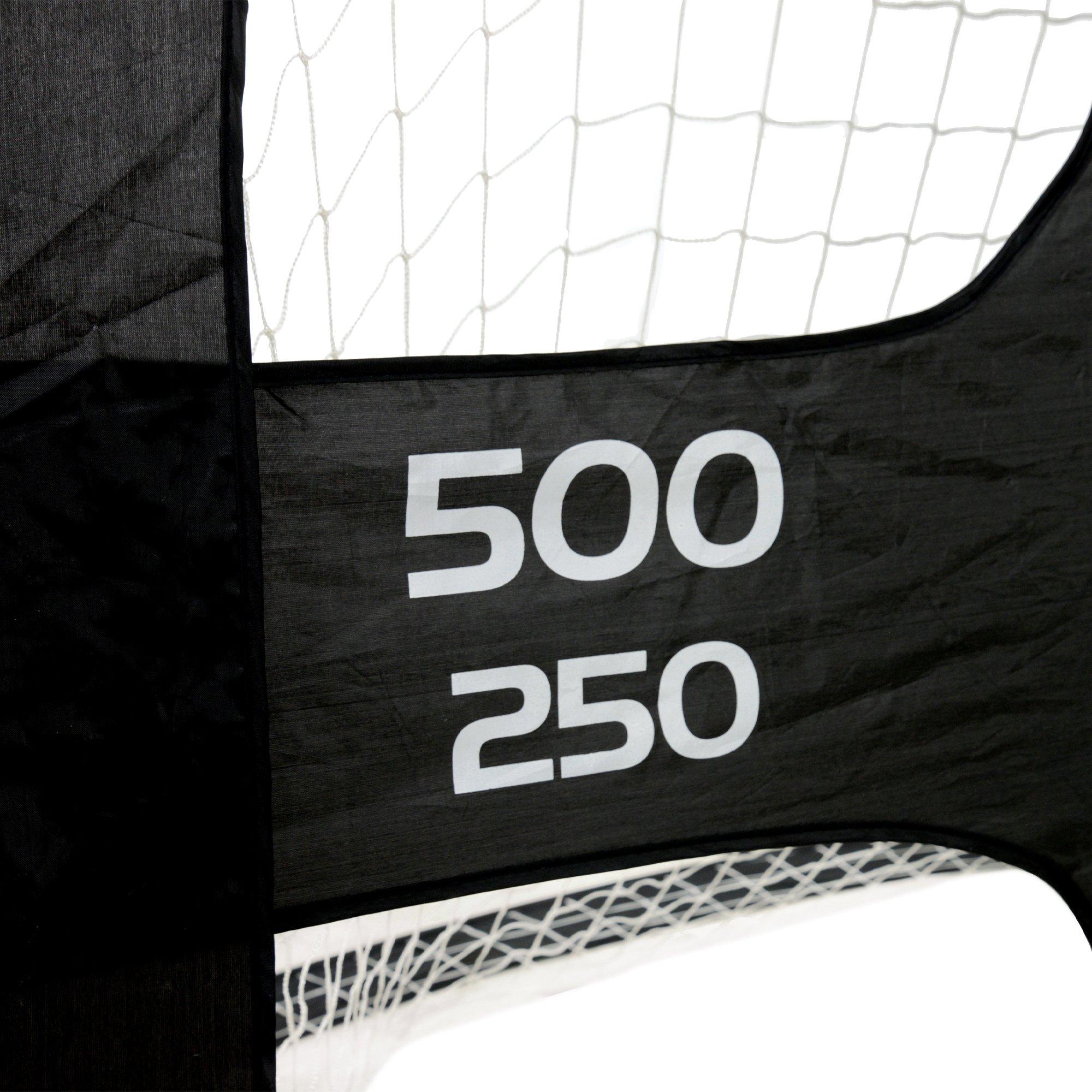 Black - Kickmaster - Kickmaster Large Quick Up Goal & Target Shot - 10