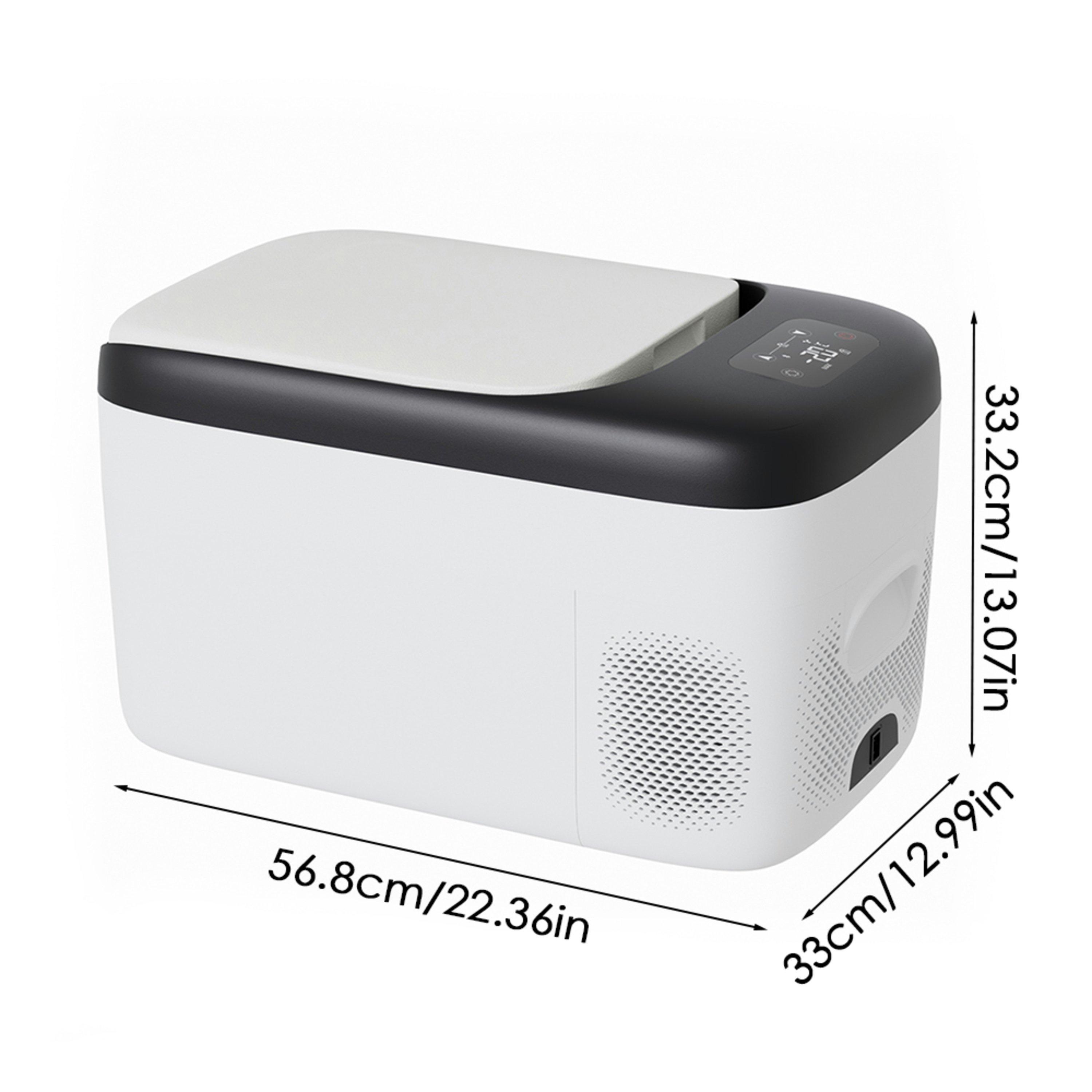 Whiteblack - Kabinet UK - 23L Compressor Car Refrigerator with Display - 10