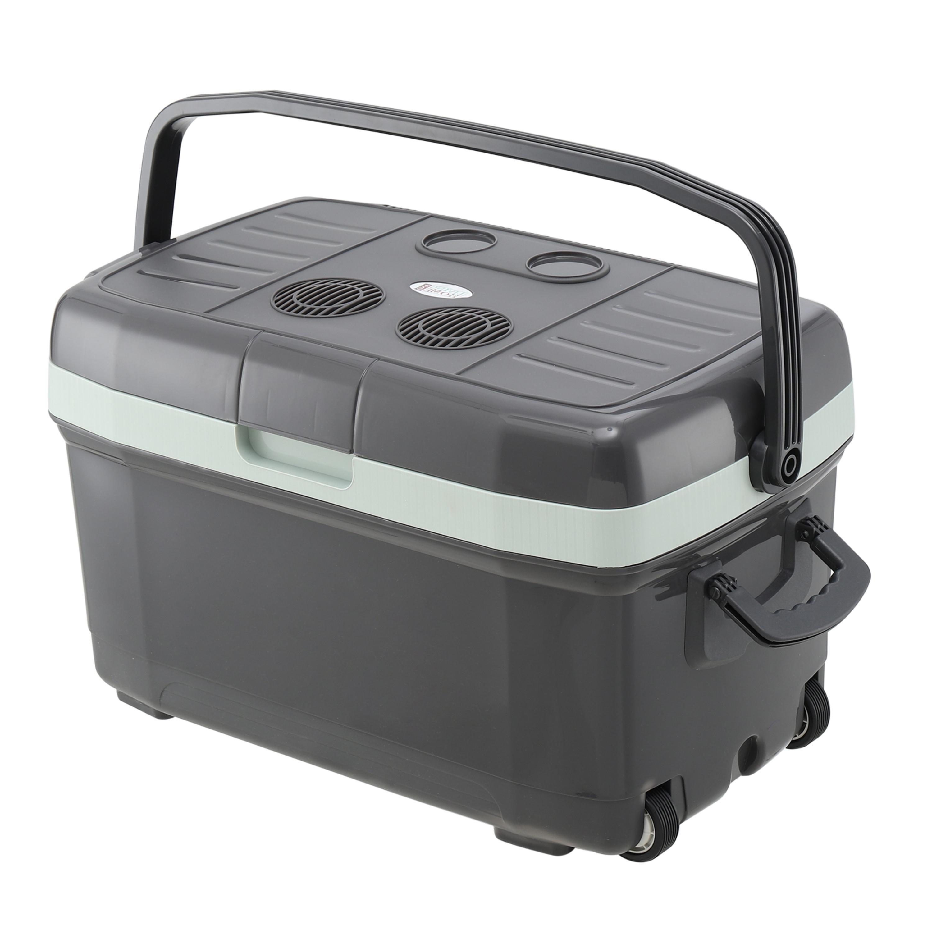 Grey - Kabinet UK - 45L Electric Coolbox for Cars Vans - 1