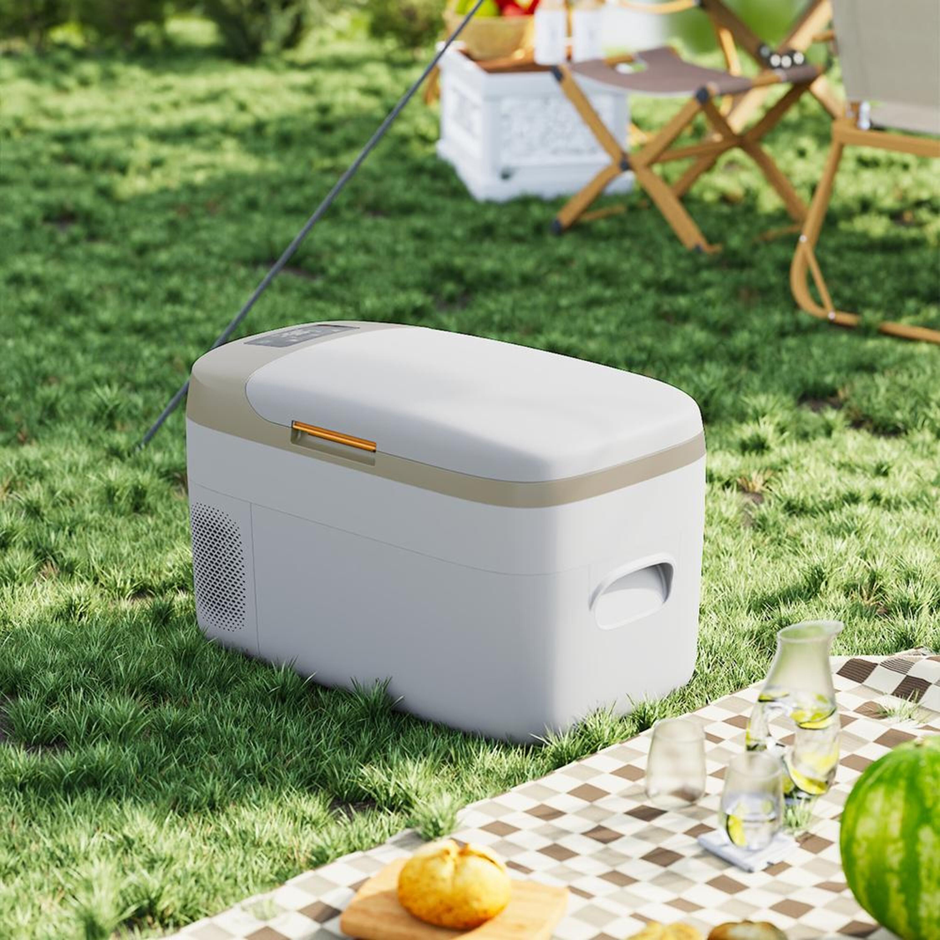 Whitegreen - Kabinet UK - 23L Portable Car Refrigerator with Display - 2