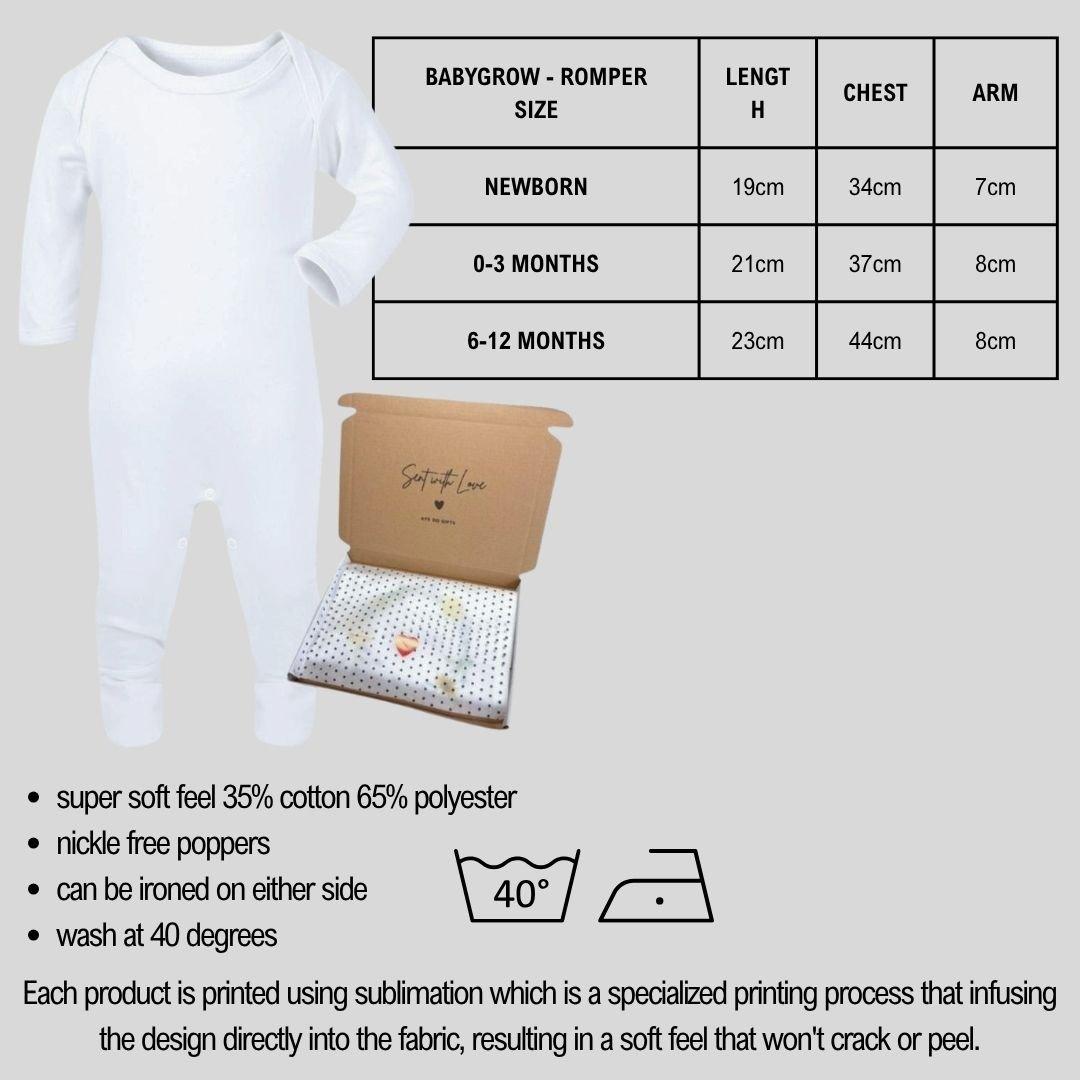White - Aye Do Gifts - My 1st Christmas Rudolph Baby Grow 7762-BBYgrow - 3