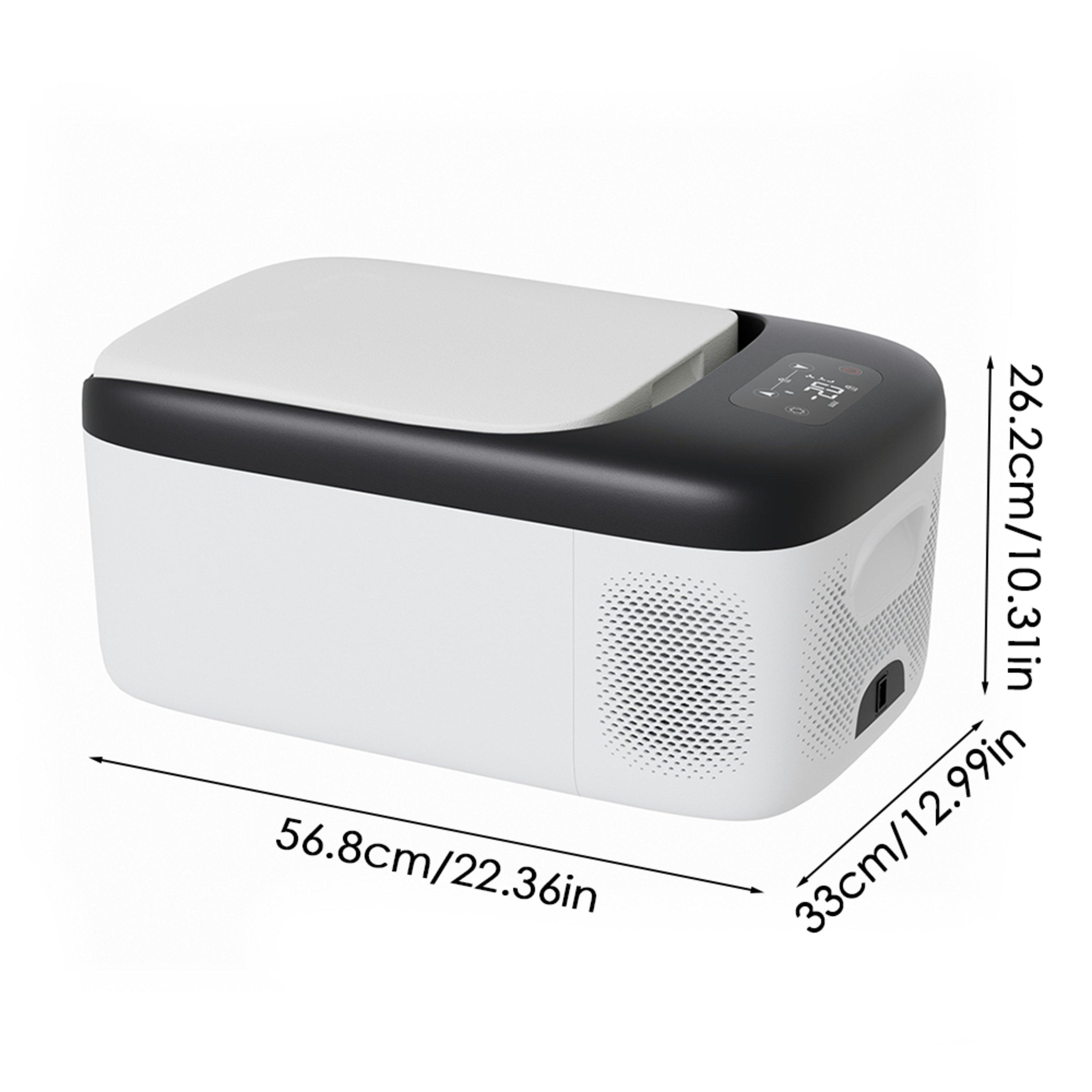 Whiteblack - Kabinet UK - 16L Compressor Car Refrigerator with Display - 11