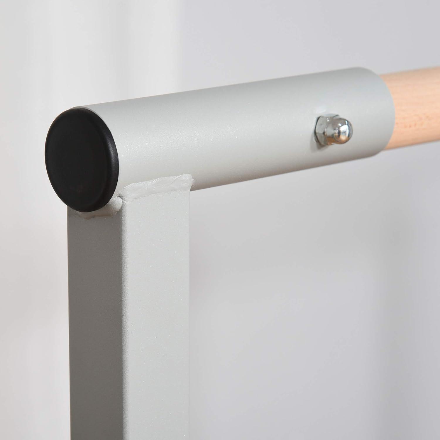 Blue - HOMCOM - Steel Frame Adjustable Horizonal Gymnastics Bar - 9