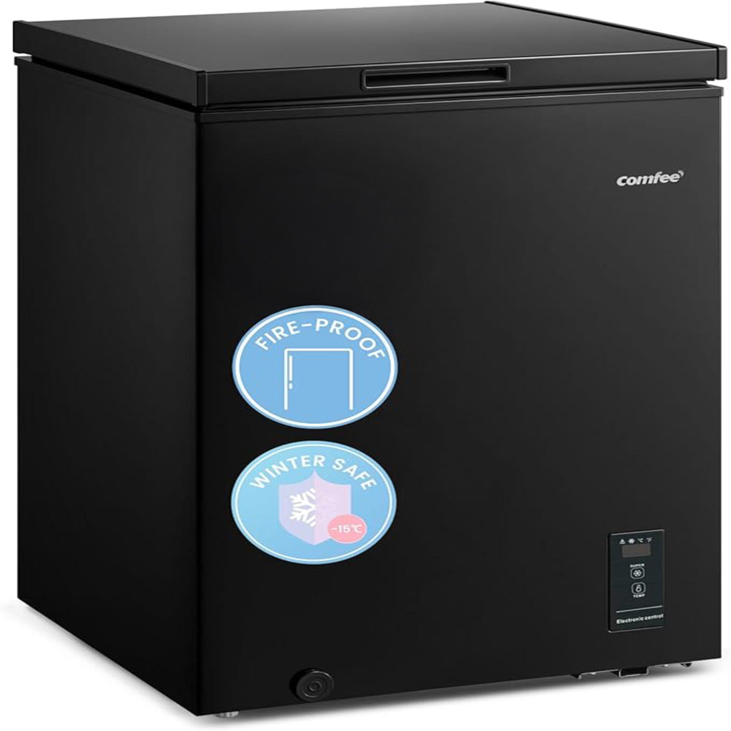Kabinet Uk  99L Freestanding Chest Freezer - Black
