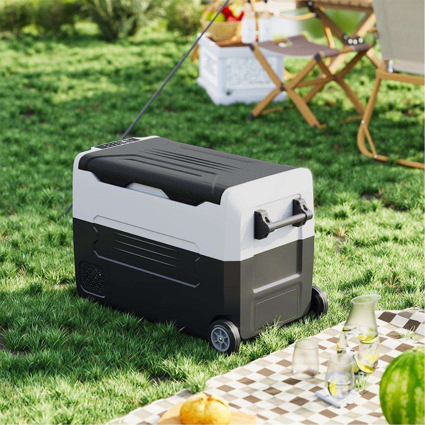 Whiteblack - Kabinet UK - 40L Compressor Car Refrigerator with Dual Temp - 2