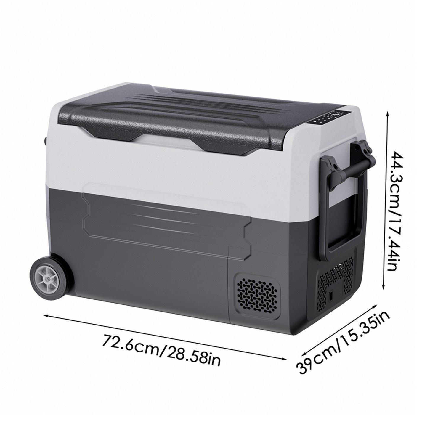 Whiteblack - Kabinet UK - 40L Compressor Car Refrigerator with Dual Temp - 10