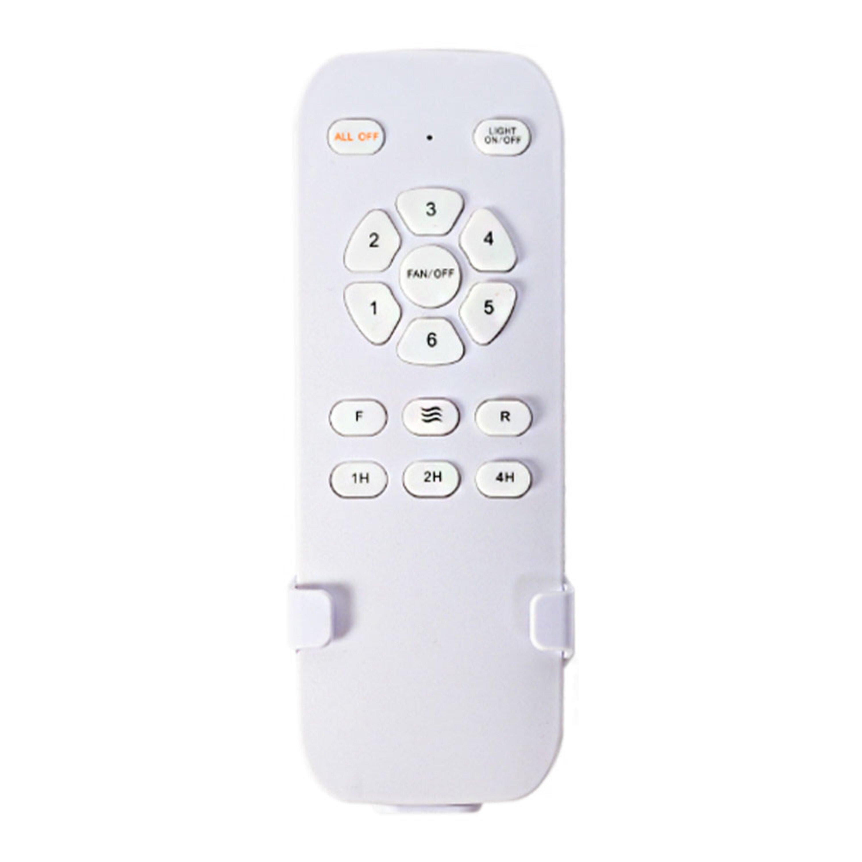 White - Kabinet UK - 3 Light Changing Acrylic Ceiling Fan for Bedroom - 5