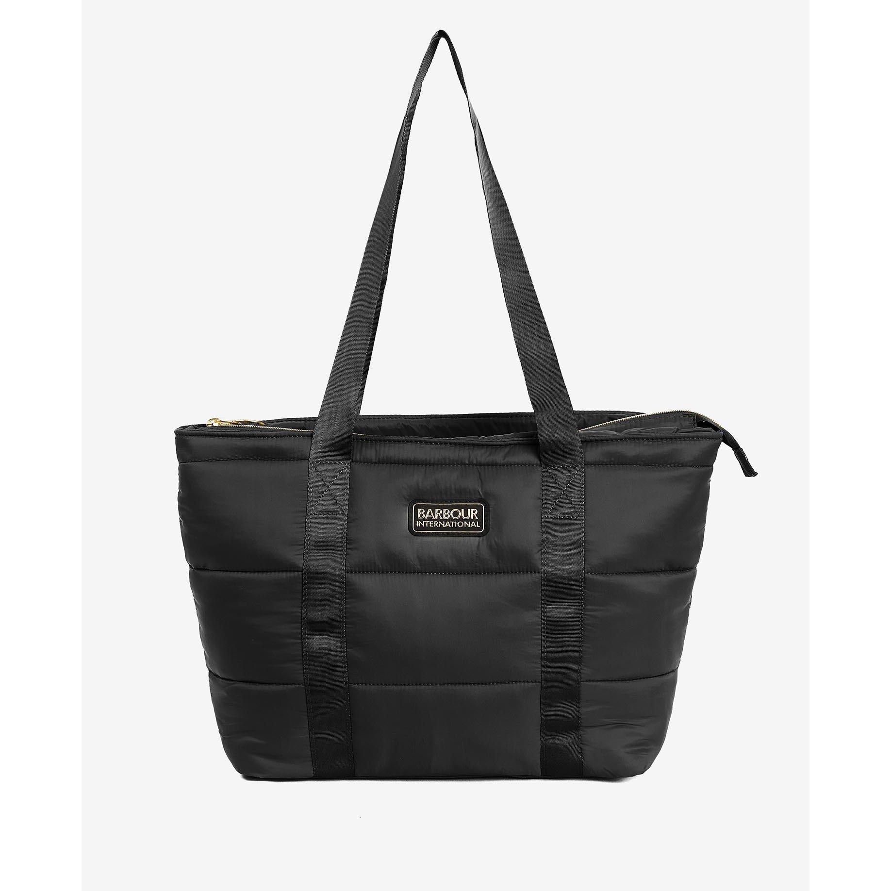 Barbour International Monaco Quilted Tote Bag - Black